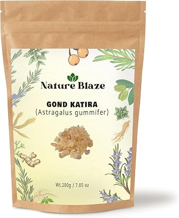 Natural Gond Katira Whole | Edible Tragacanth Gum | Traditional Kitchen Ingredient 200Gram/7.0 Ounce