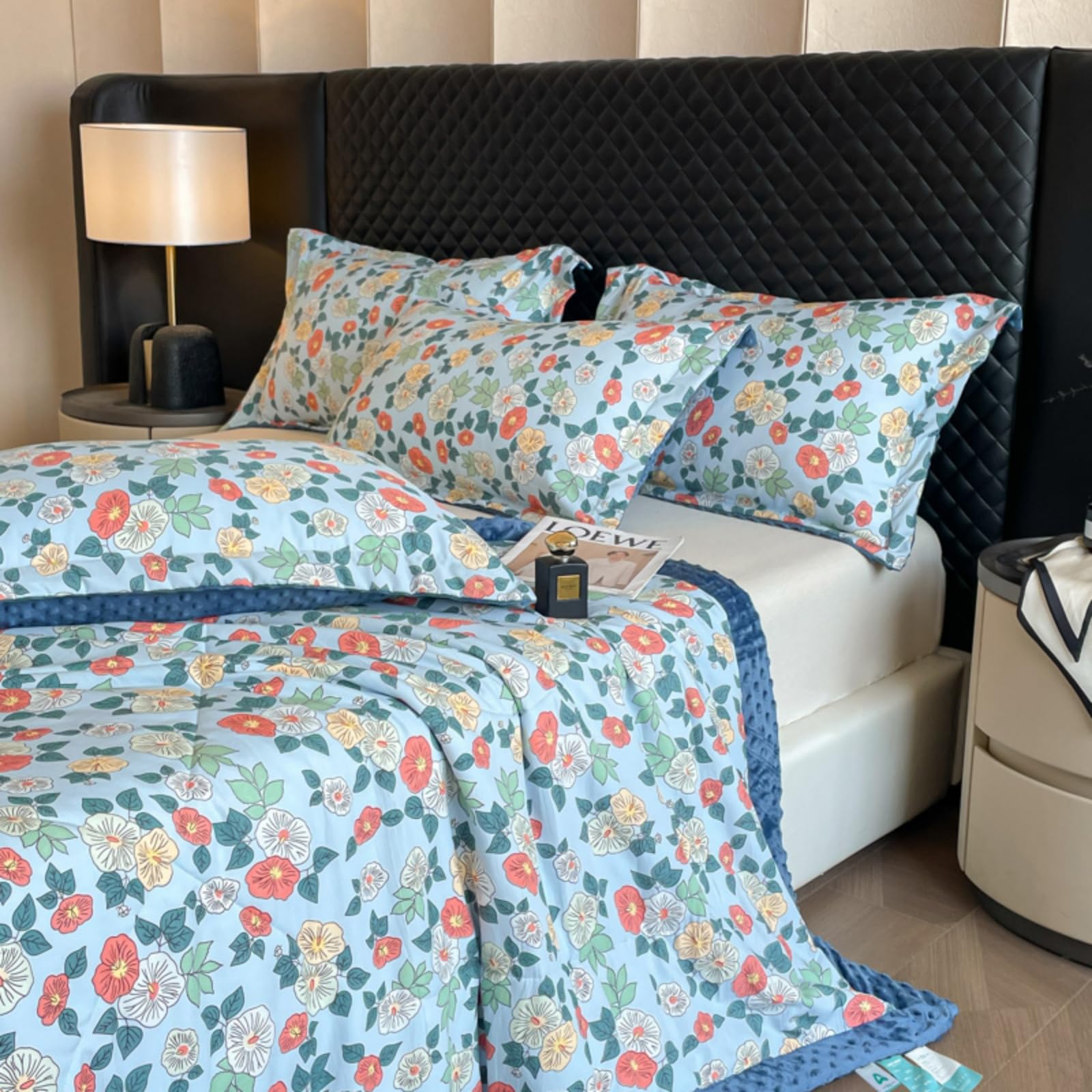Odot Edredón Sin Funda 2.5 TOG Single A King (Estilo Floral 10,200x230cm)