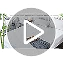 GRT Waterproof California King Mattress Protector Rayon Bamboo - 3D Air Fiber Cooling Mattress Cover Breathable Ultra Soft, Mattress Pad Noiseless Fits up to 26'' Deep Pocket Machine Washable