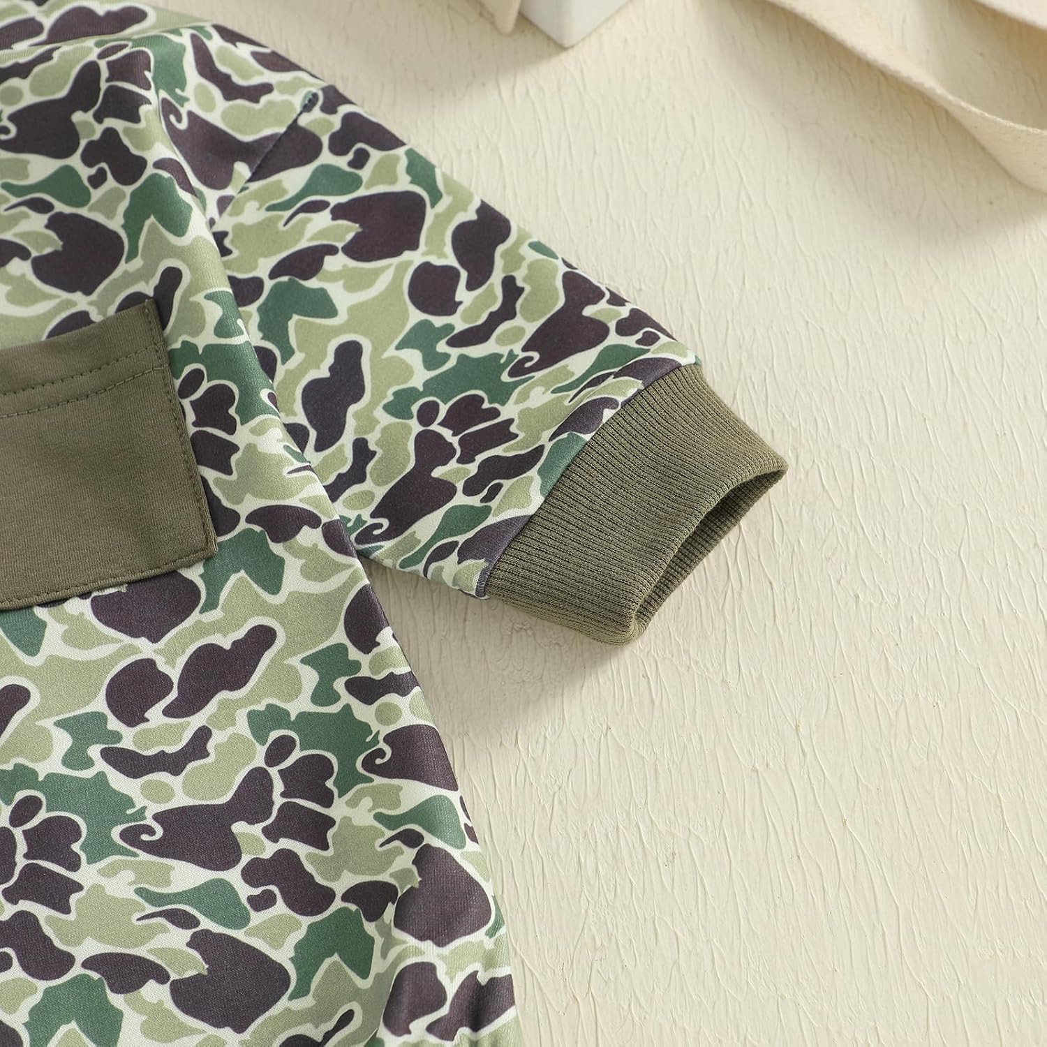 GOOCHEER Newborn Infant Baby Boy Fall Romper Outfit Camouflage Long Sleeve Bodysuit Jumpsuit Clothes - Image 5