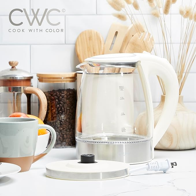 Tetera Eléctrica COOK WITH COLOR 1.8L 1200W Crem miniatura 5
