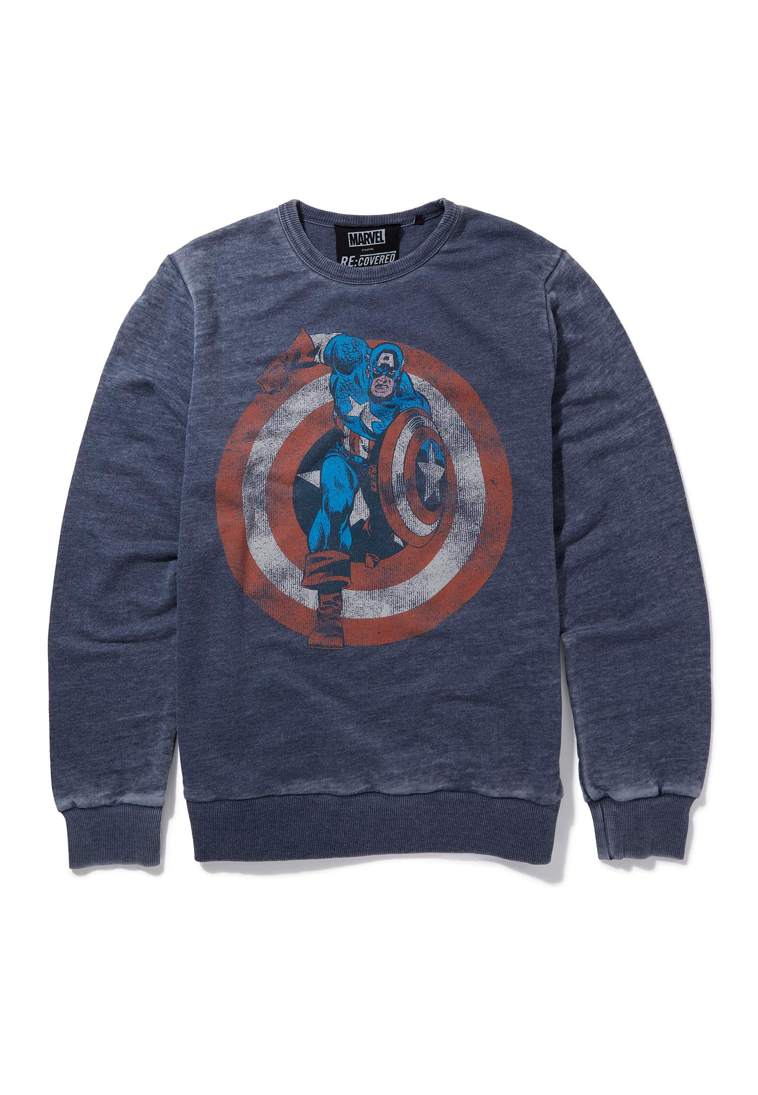 Marvel Captain America Shield Blue Sweatshirt