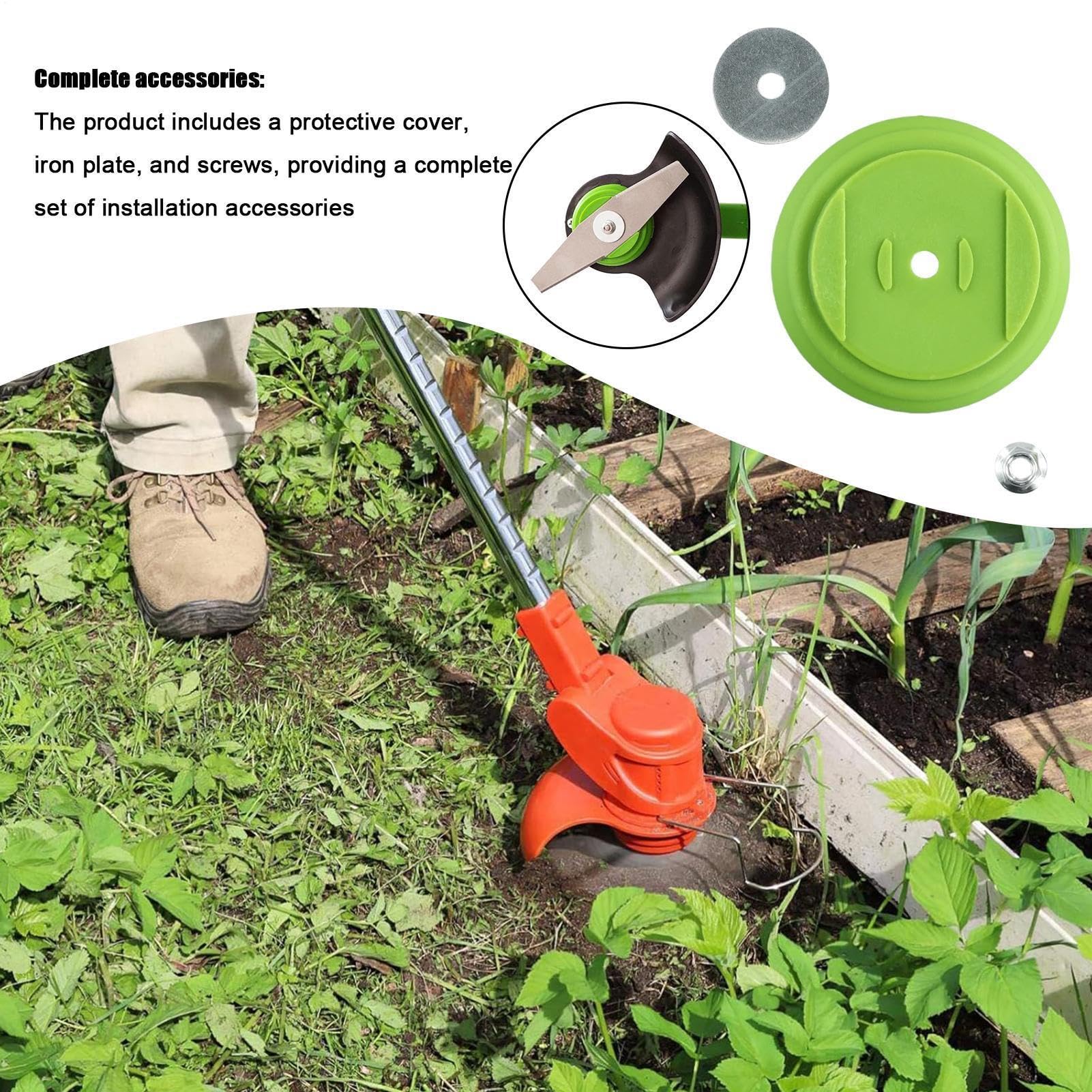 Genérico Cortacésped - Reemplazos para Tractores | Paquete 3 Placa ABS Guarda | Accesorios Herramientas Jardín, Protector Recortador Junta Tuerca