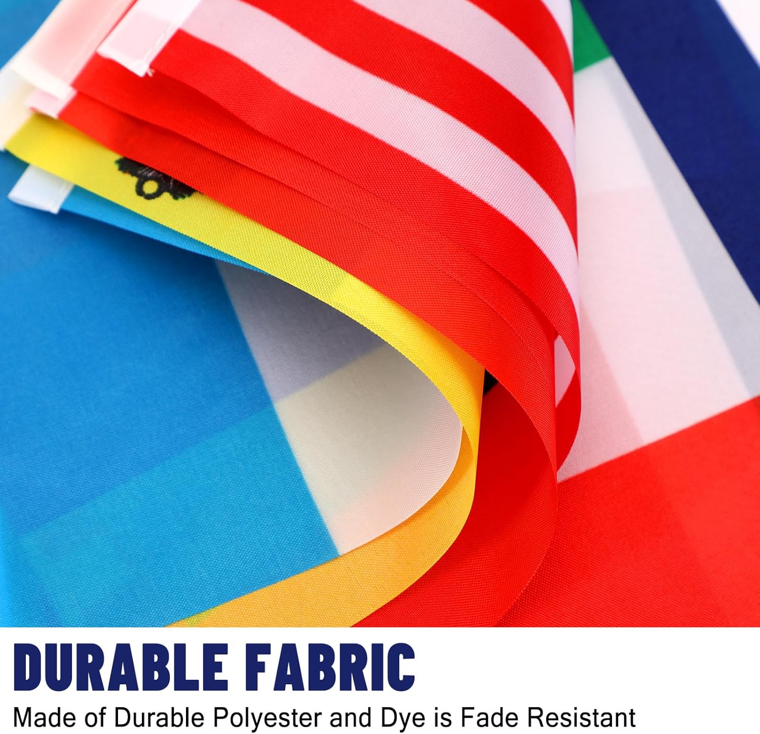 Augshy 22 Countries Spanish Speaking Flags on Stick, Small Mini Latin America Latino Hand Held Flags for Heritage Hispanic Month Decoration 8.2x5.5 Inch - Image 3