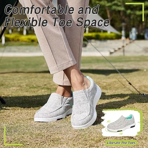 Miniatura 7 de OrthoComfoot Mocasines ortopédicos sin cordones para mujer cómodos mocasines para fascitis plantar con soporte de arco para pies planos, zapatos