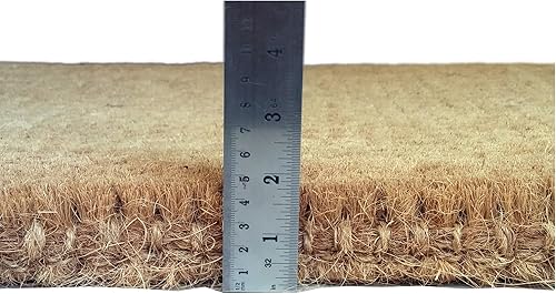 Miniatura 6 de Felpudo de lujo de fibra de coco  Tapete con monograma de una sola letra para puerta delantera al aire libre  Regalo personalizado de inauguración