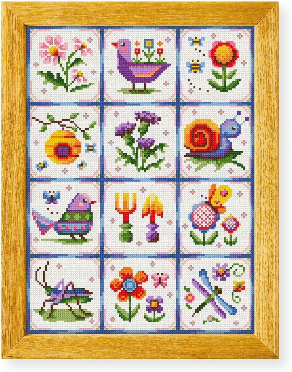 Awesome Pattern Studio Spring Mood Sampler DS1439, Diamond Painting Kit, Diamond Art Kits for Adults, Full Drill 5D Diamond Dots Kits. All Items Included.