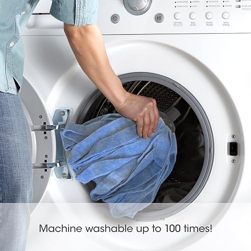 Vista 2 de O-Cedar Repuesto de trapeador de tela de microfibra, azul