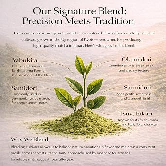 Kyoto Dew Matcha Organic Ceremonial Grade Matcha Powder 30g
