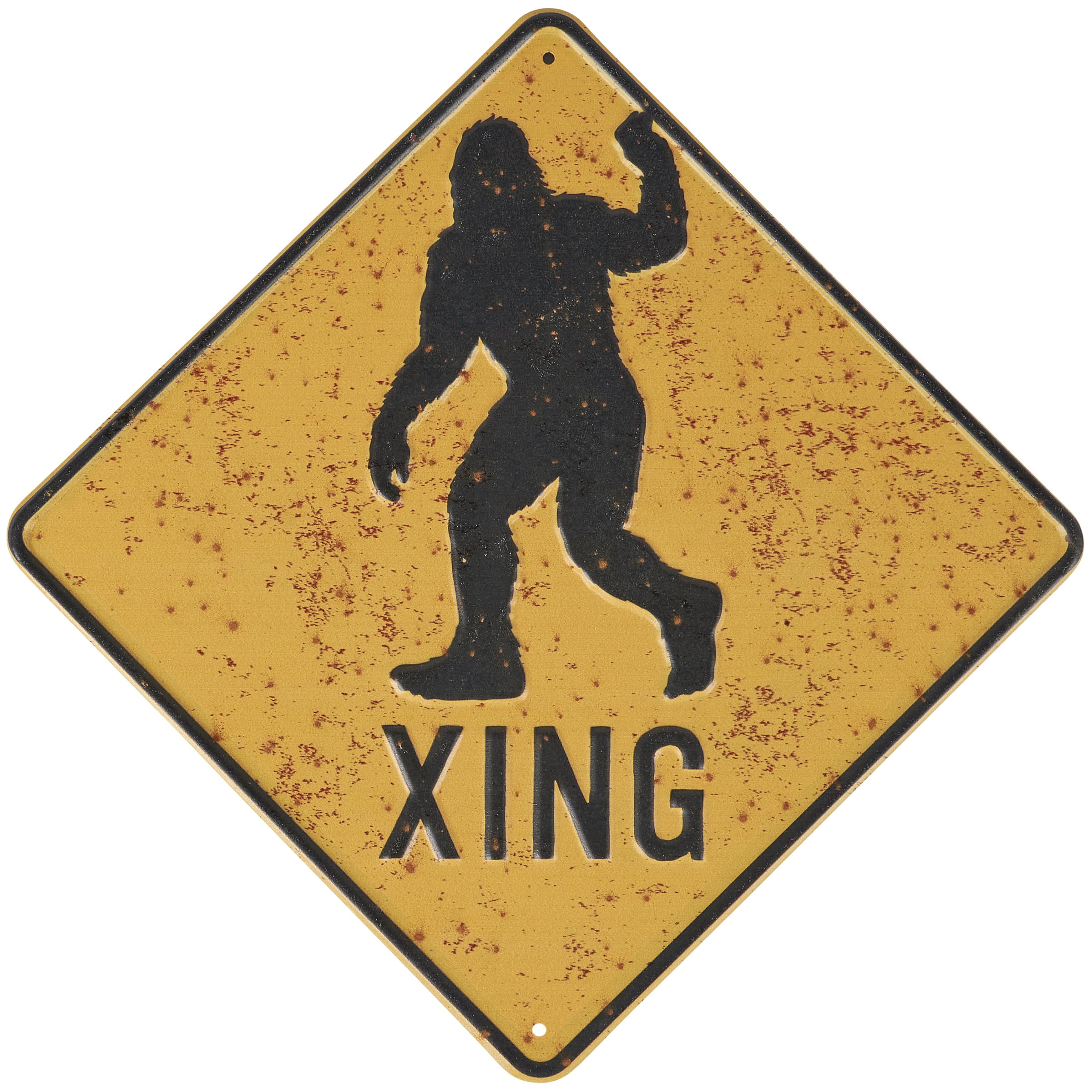 Décoration murale Bigfoot Xing style panneau bois rustique