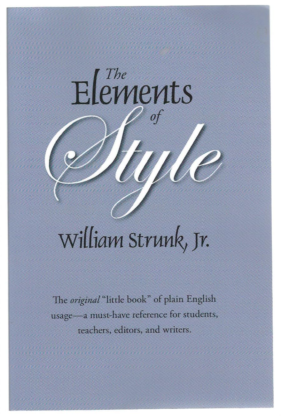 Amazon.com: The Elements of Style: The Original Edition: 9781434102812 ...