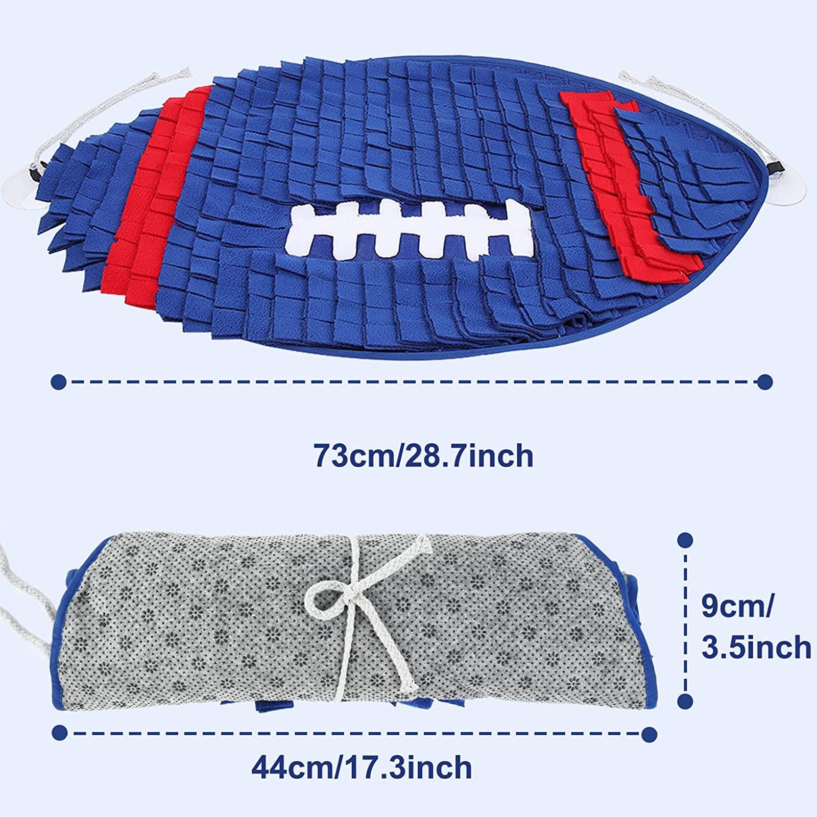 Snuffle Mat per Cani,Tappetino Olfattivo Cane Sniffing Tappeto Cane, Tappeto Cane Giochi Intelligenza, Tappetini Puzzle per Addestramento,Incoraggia Le Abilità di Foraggiamento