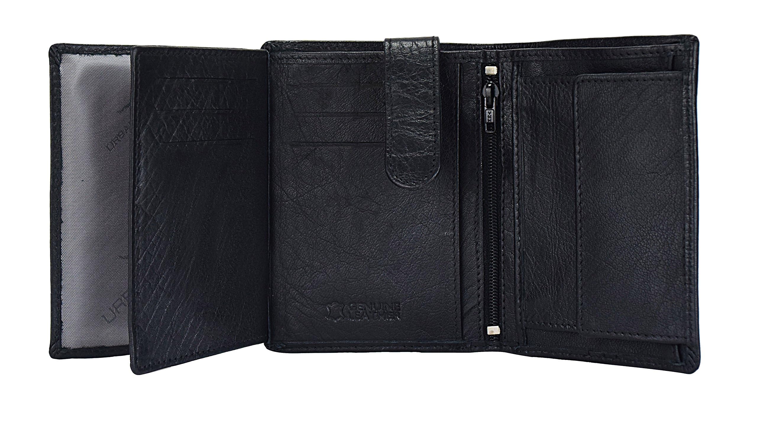 Urban Forest Spencer Ledergeldbörse Combo Geschenkset, Himmelblau/Schwarz