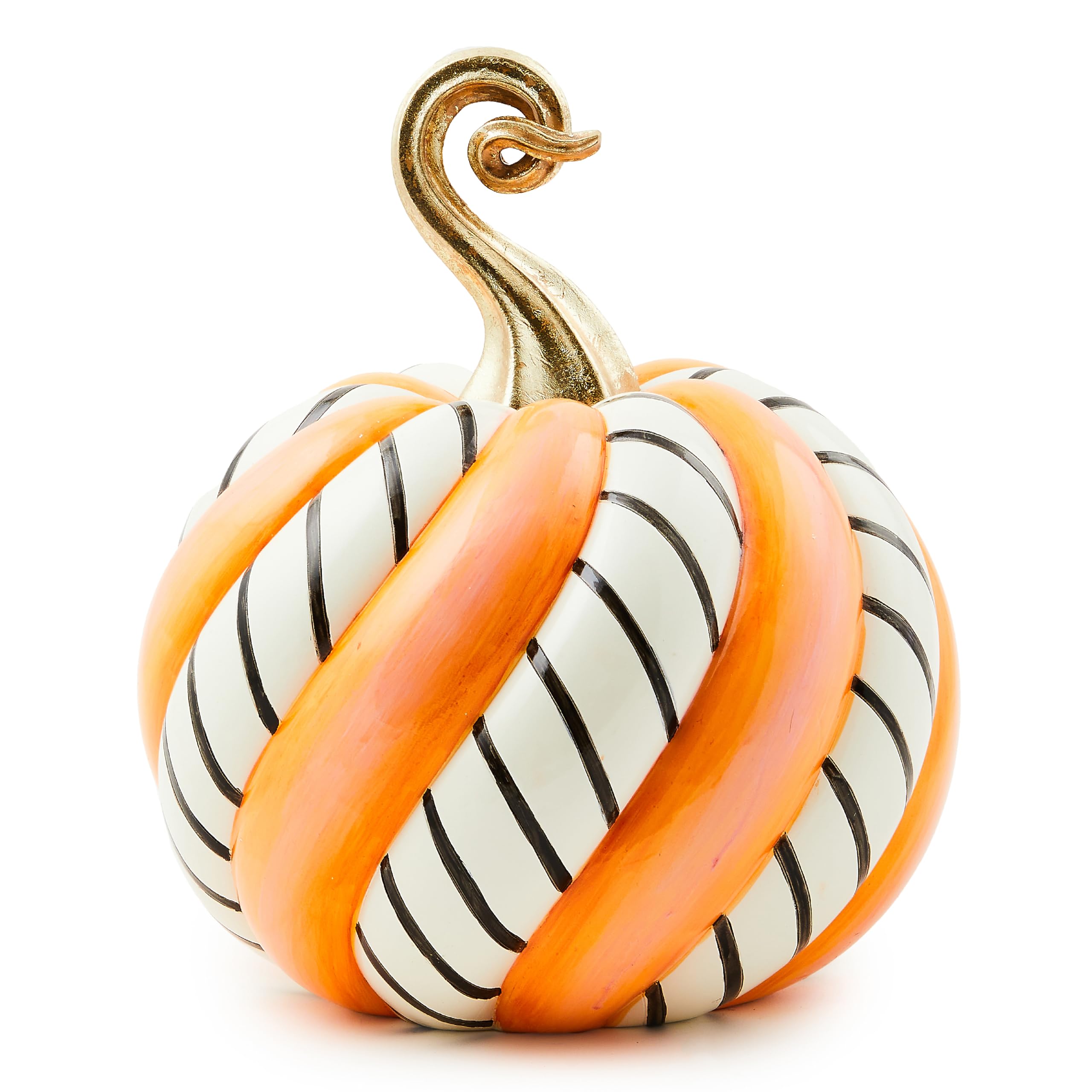 マッキー様オーダー品　Halloween　まっかな秋 Amazon.com: MACKENZIE-CHILDS Resin Pumpkin, Medium, Trick or Treat