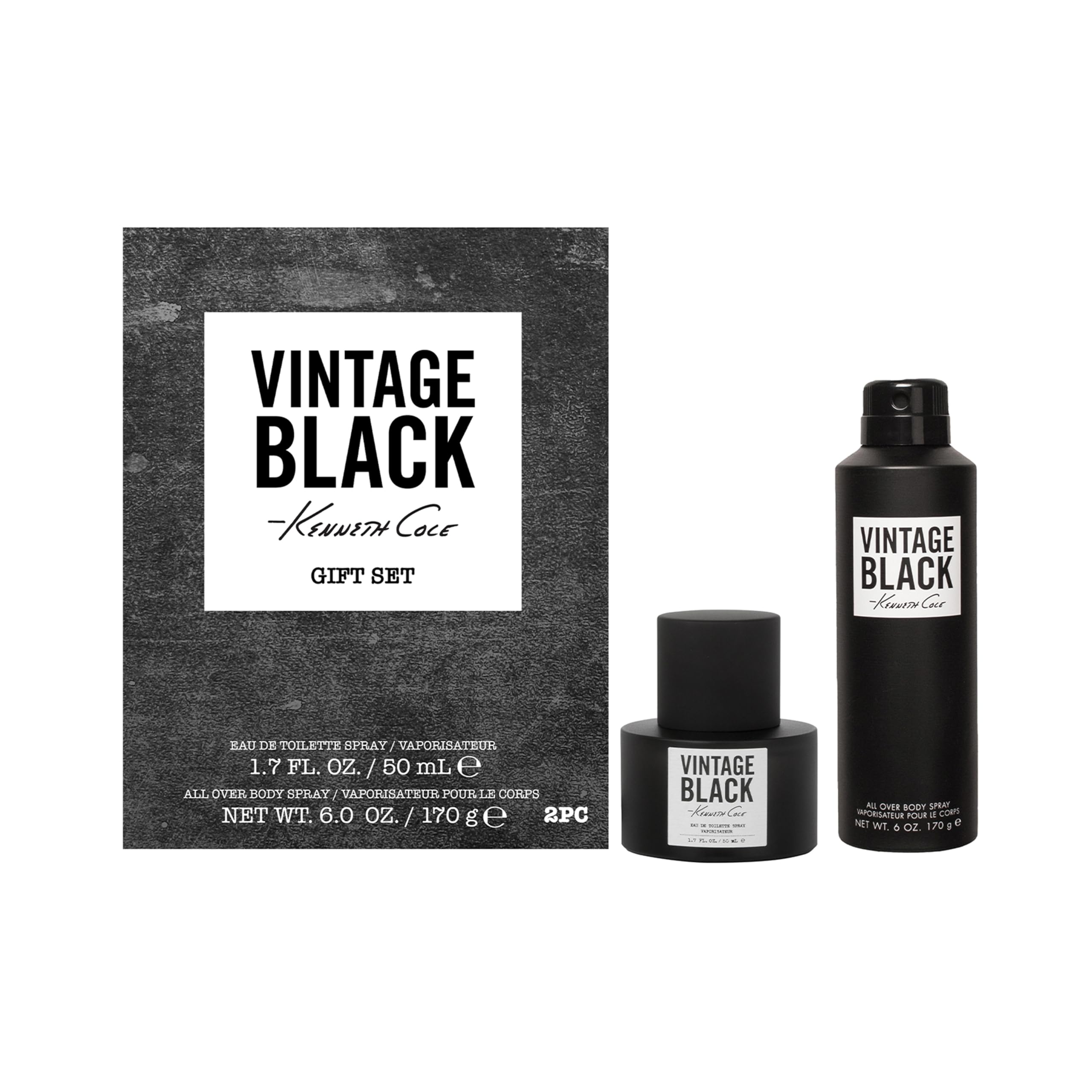 

                                                    Kenneth Cole Vintage Black Eau de Toilette 2 PC Gi
