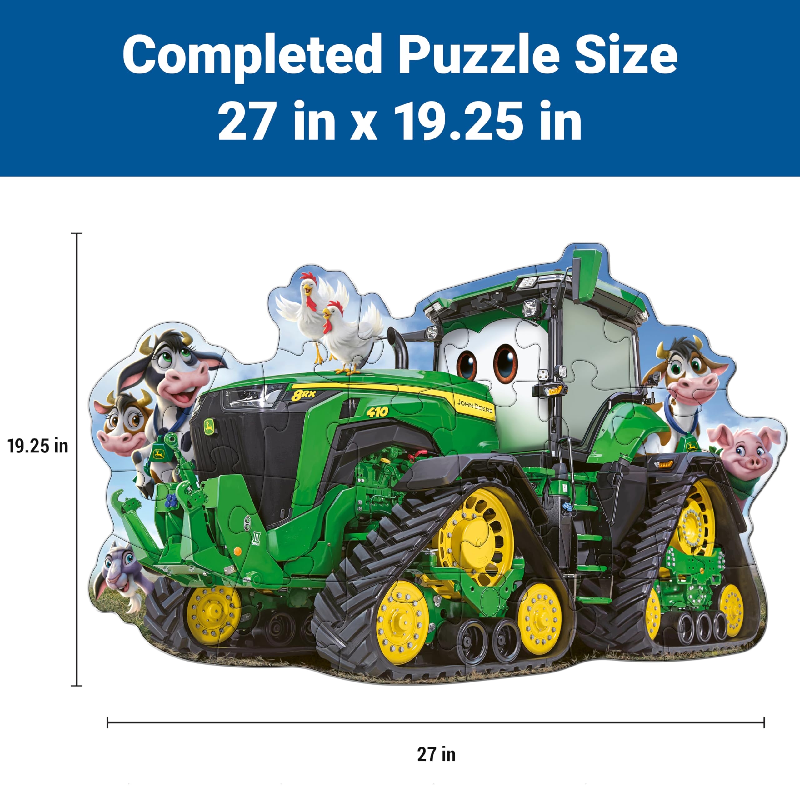 Amazon.com: Ravensburger John Deere Tractor Floor Puzzle