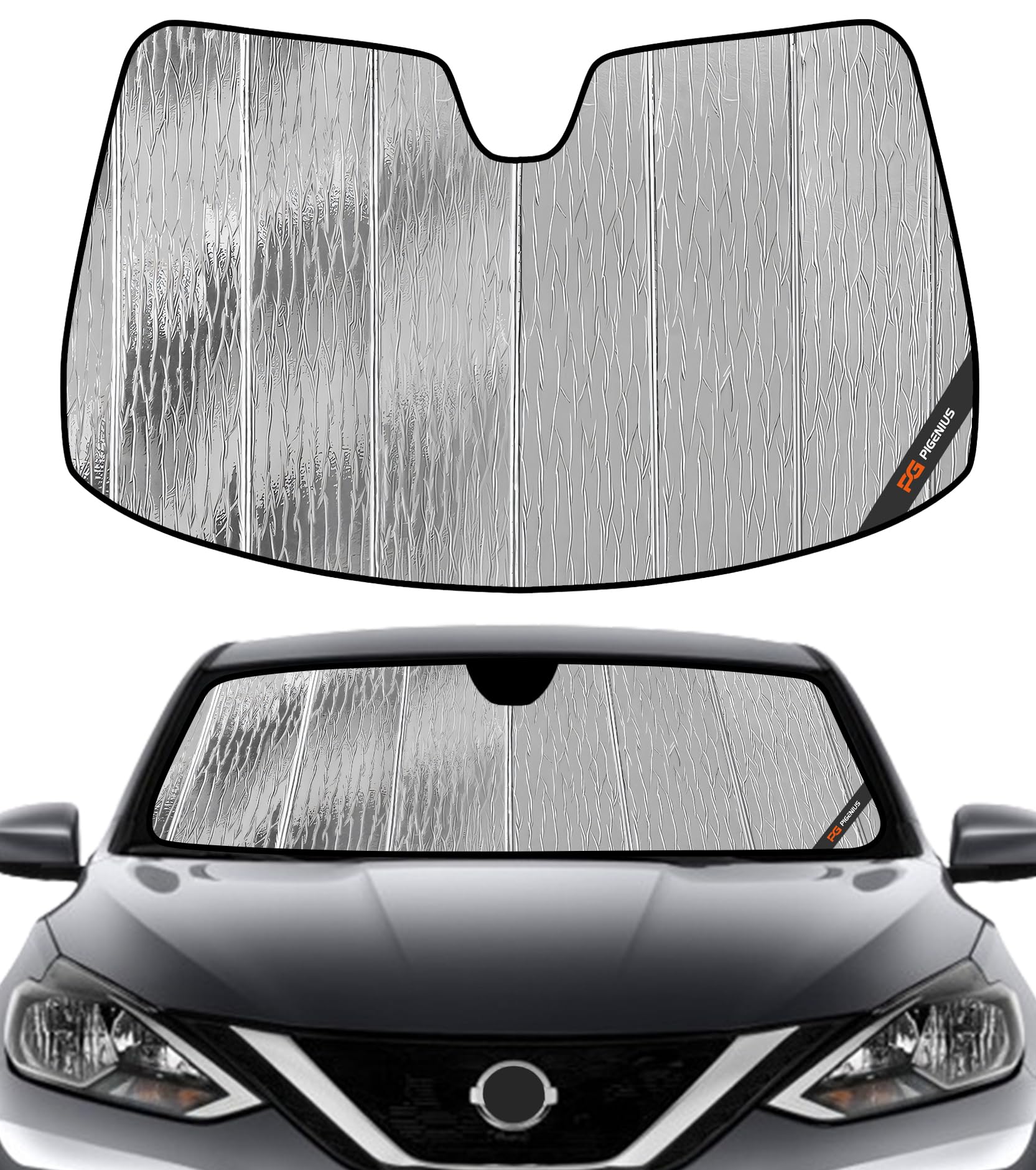 Amazon.com: Pigenius Windshield Sunshade for Nissan Sentra 2013