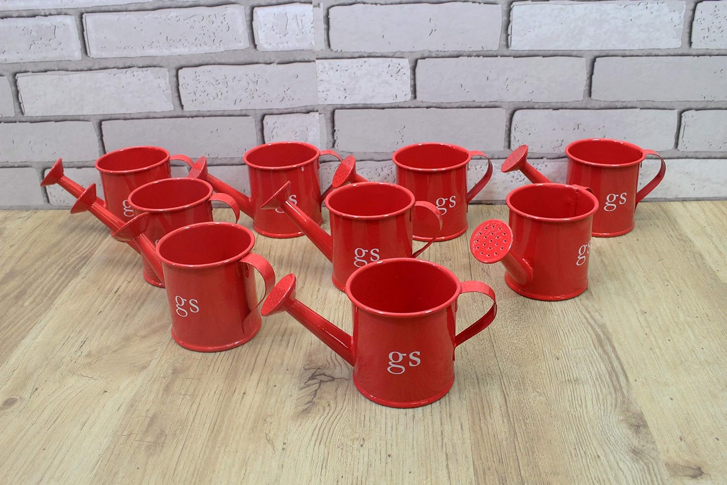 Flower Base Candle Holder Tin Jolo 60017 H 2.6 x W 5.5 x Diameter 2.6 inches (6.5 x 14 x 6.5 cm), Red, Pack of 9