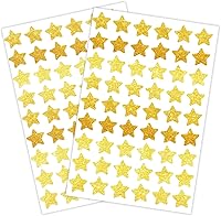 Vista 10 de Paquete de 1620 unidades, 6 colores, calcomanías holográficas pequeñas de estrella para recompensa de niños, tabla de comportamiento, suministros
