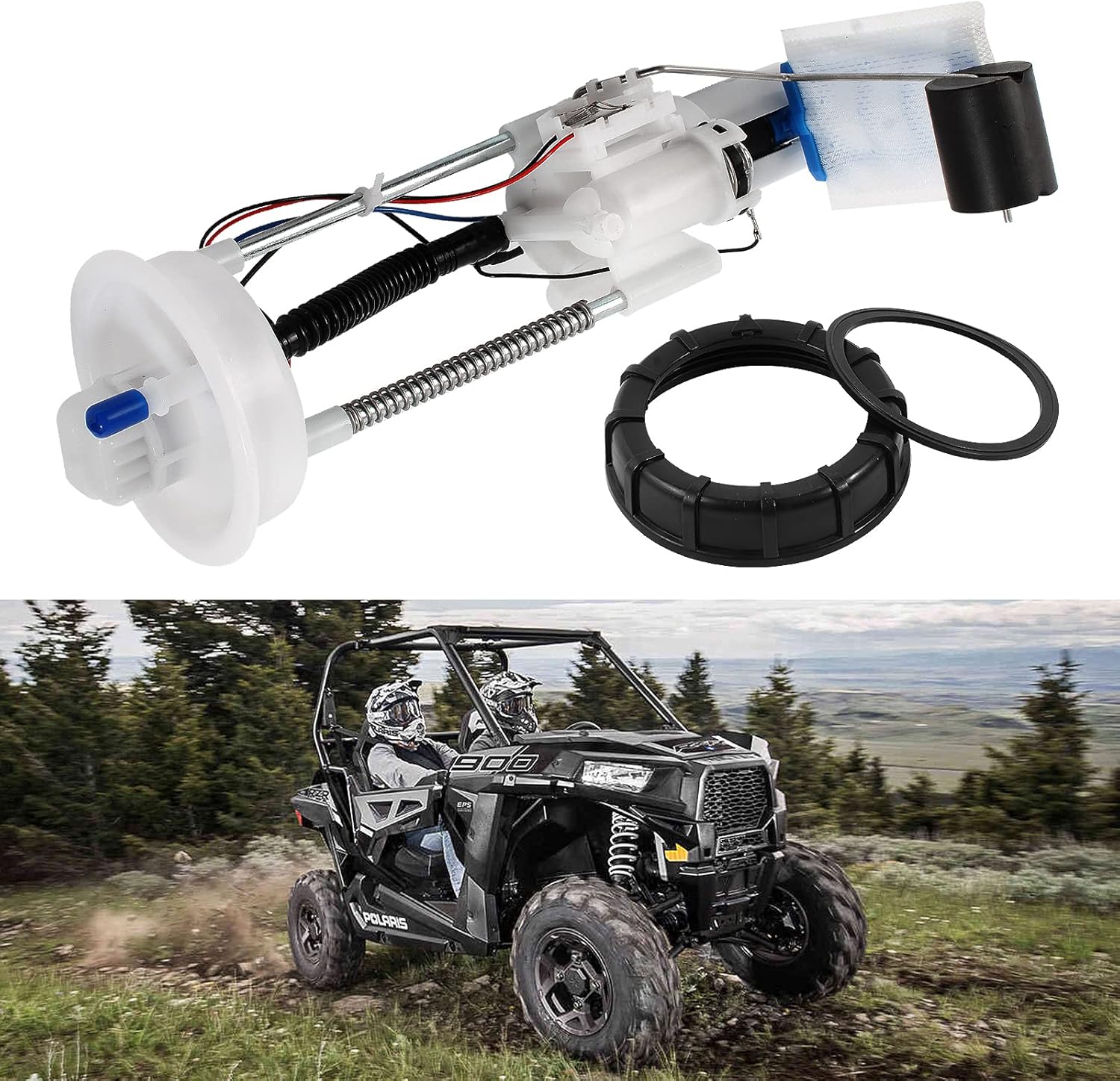 OEM Fuel Pump Assembly Compatible with 2014-2019 Polaris RZR 900 XP 1000 Replaces - Original Equipment Replacement 2205502 2521363 2521294 2521436 2521750 2208323