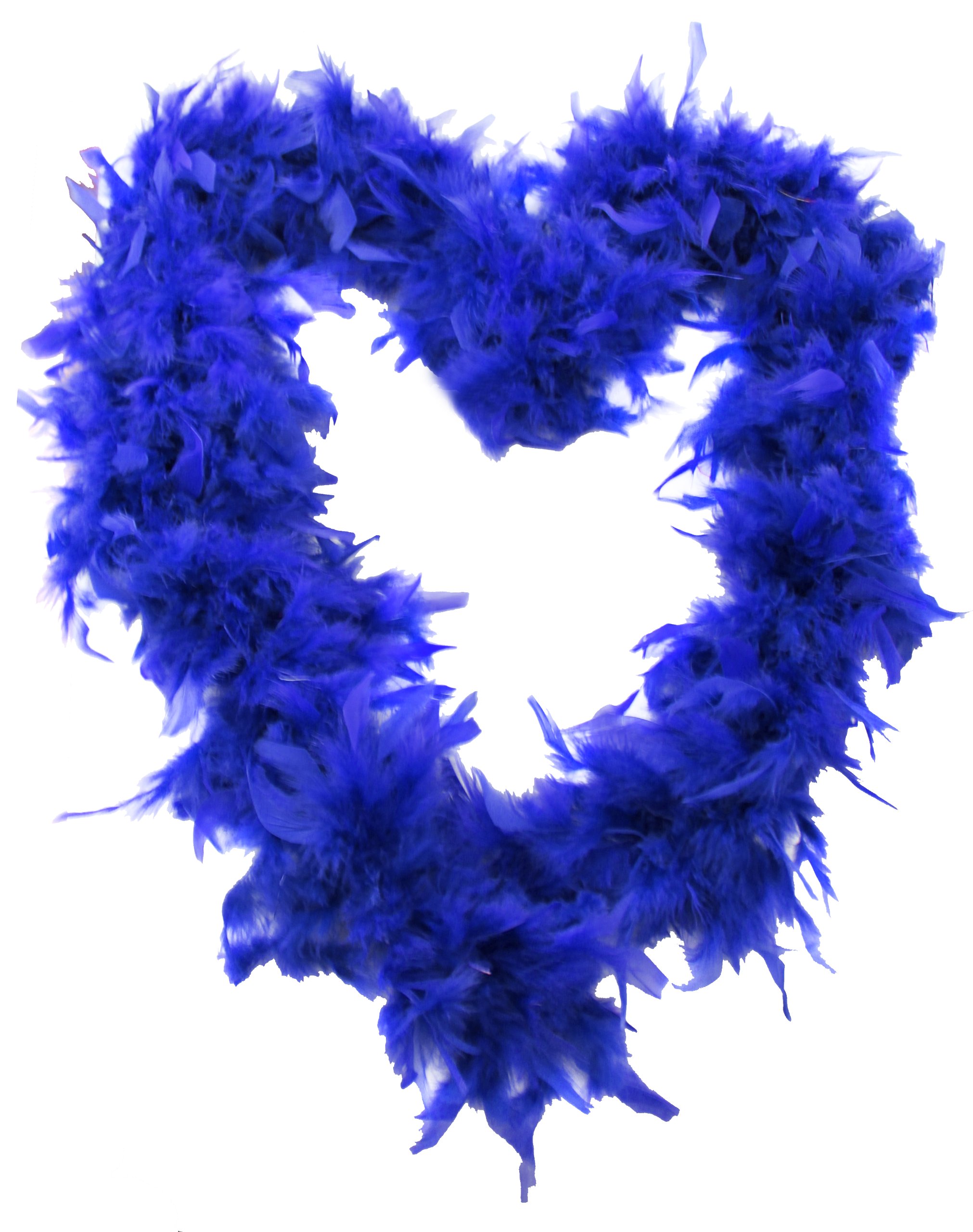 I LOVE FANCY DRESS 12 X DUNKEL Blaue FEDERBOA