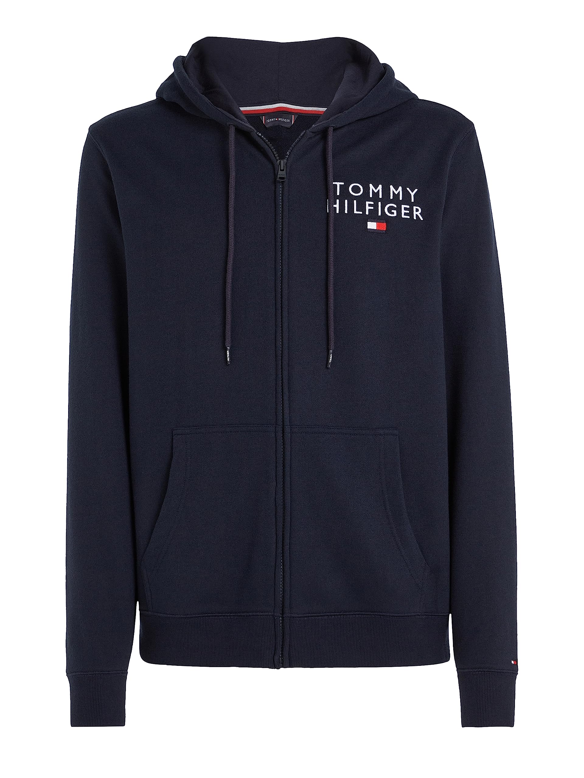 Tommy Hilfiger Dzianiny o dużej gramaturze Mężczyźni Fz bluza z kapturem Hwk