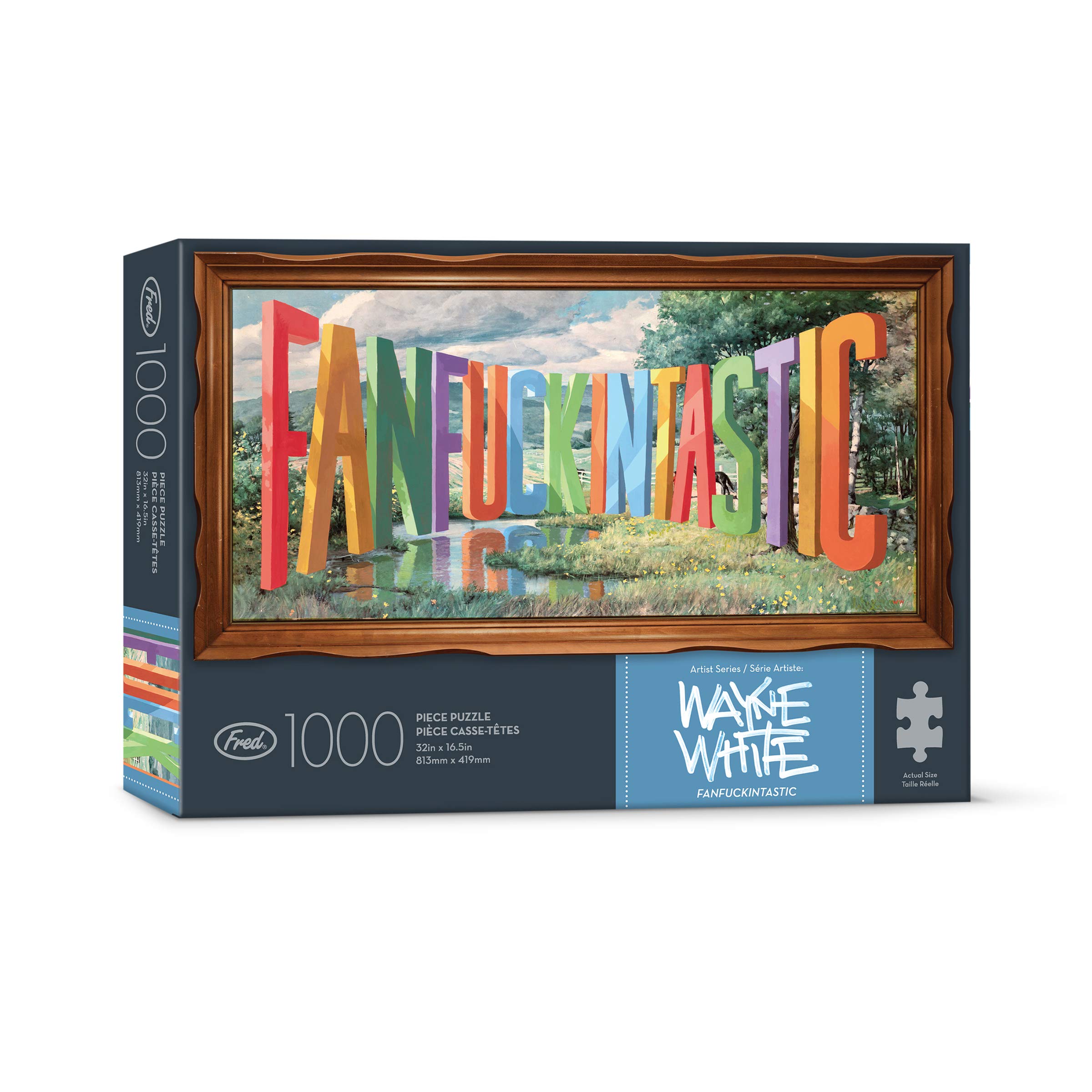 Amazon.com: FRED FANFUKINTASTIC by Wayne White, 1000 Piece Puzzle