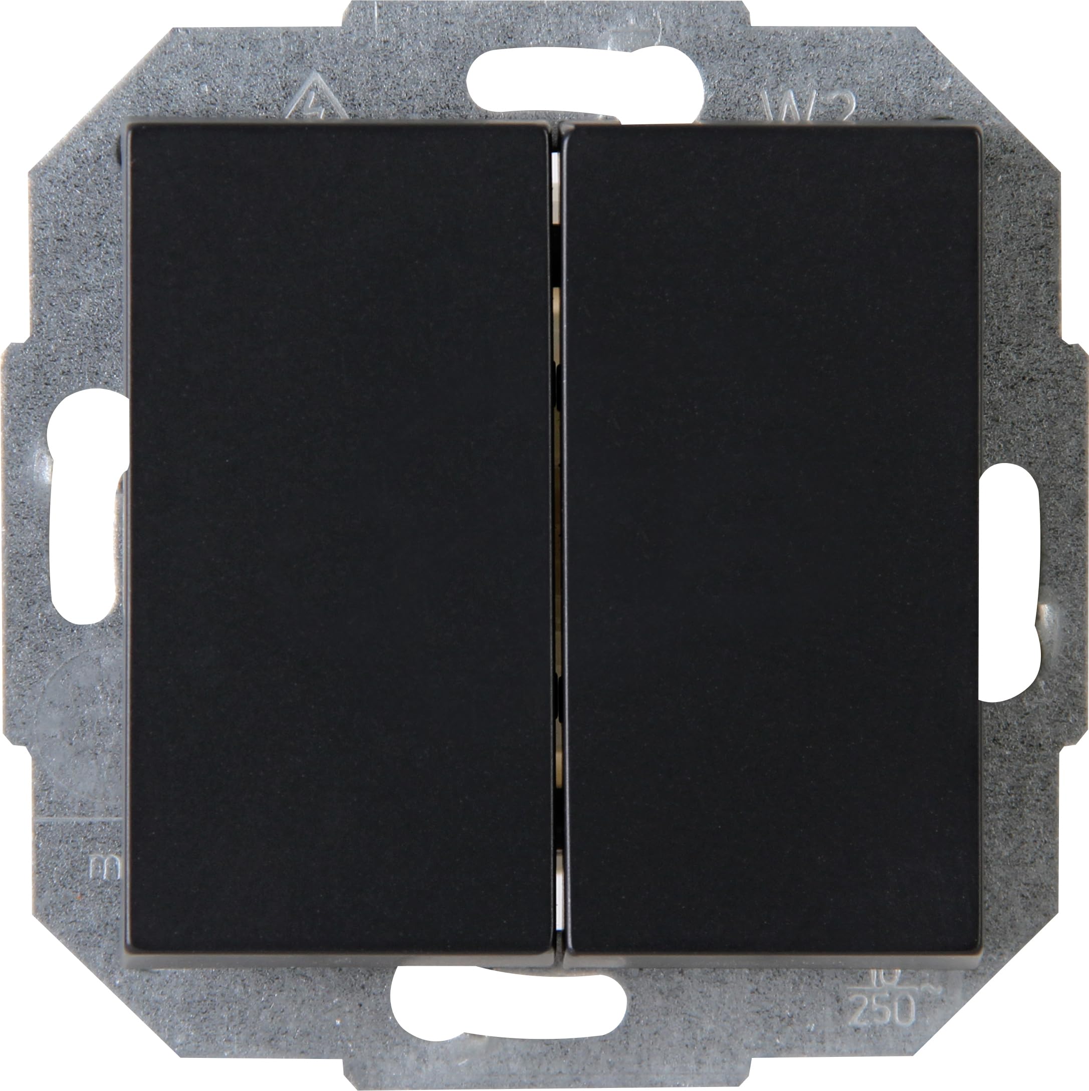 Kopp Athenis 587350088 Toggle Switch IP20 Matte Finish Black