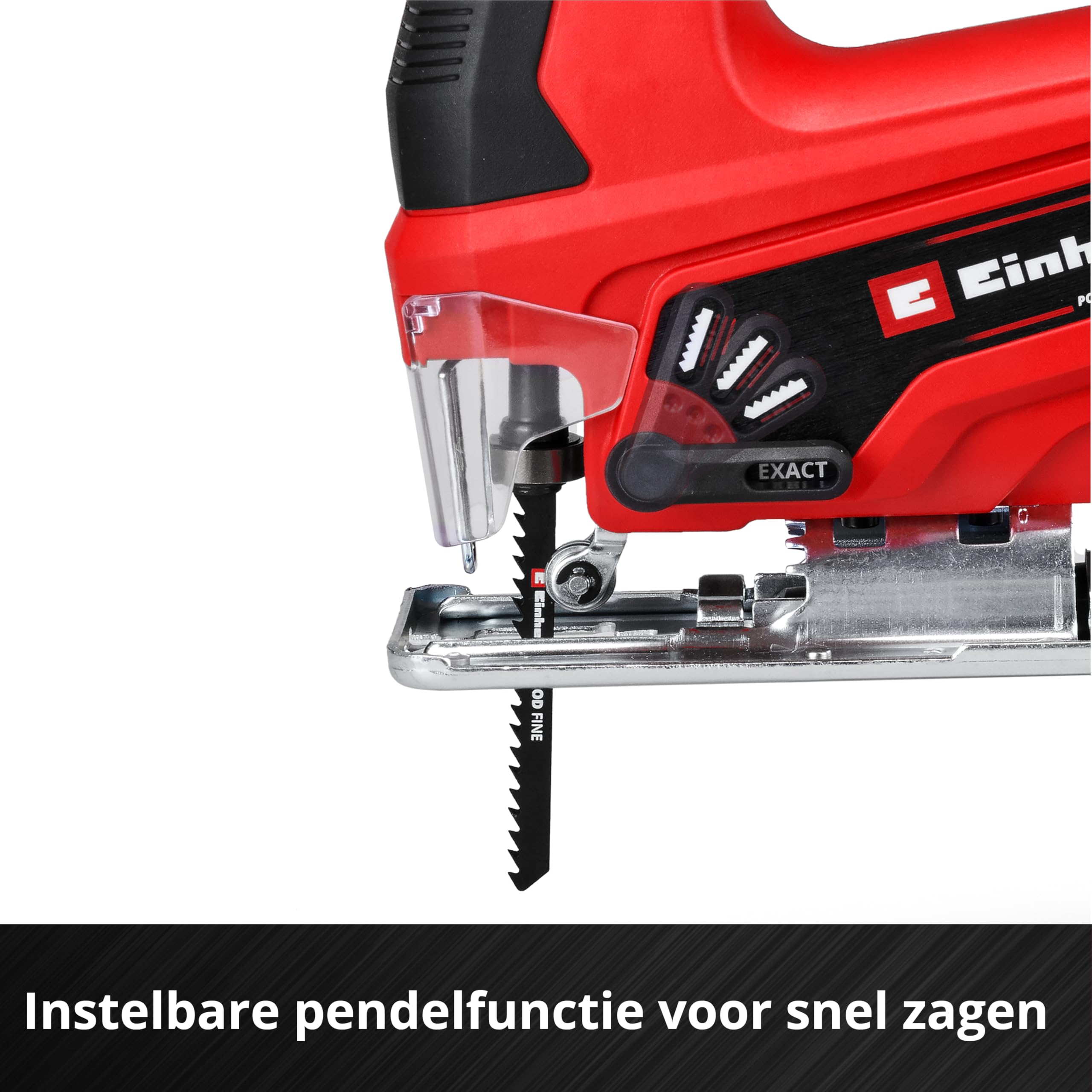 Einhell 18V accu decoupeerzaag TE-JS 18/80 LI zonder accu kopen? Zaagmachines & -tafels