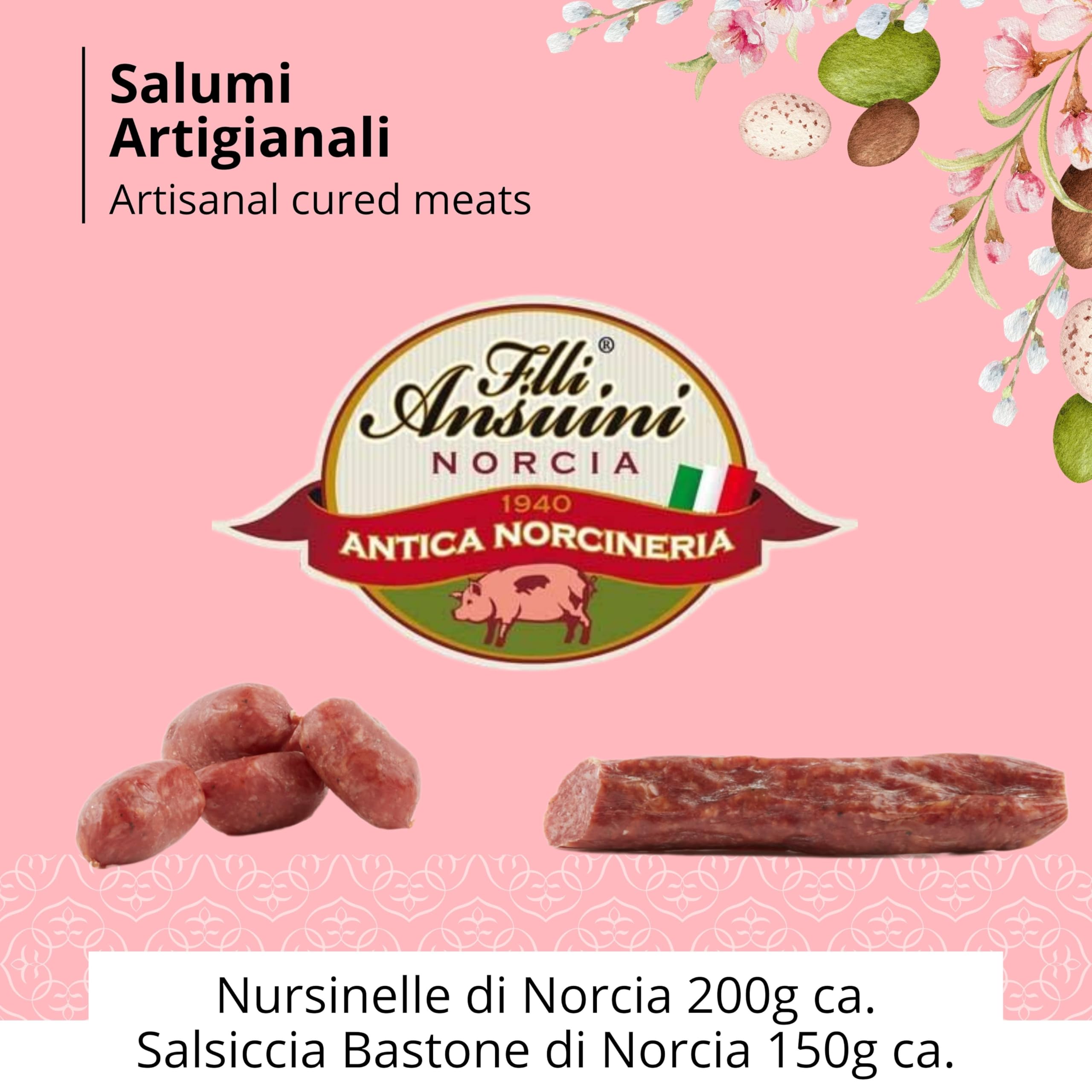 Cesto Pasquale Speciale Italia - Cesto Regalo Alimentare Valigia di Pasqua, Confezione Pasquale con Uovo, Colomba e Specialità Gastronomiche Gourmet [10 pezzi]