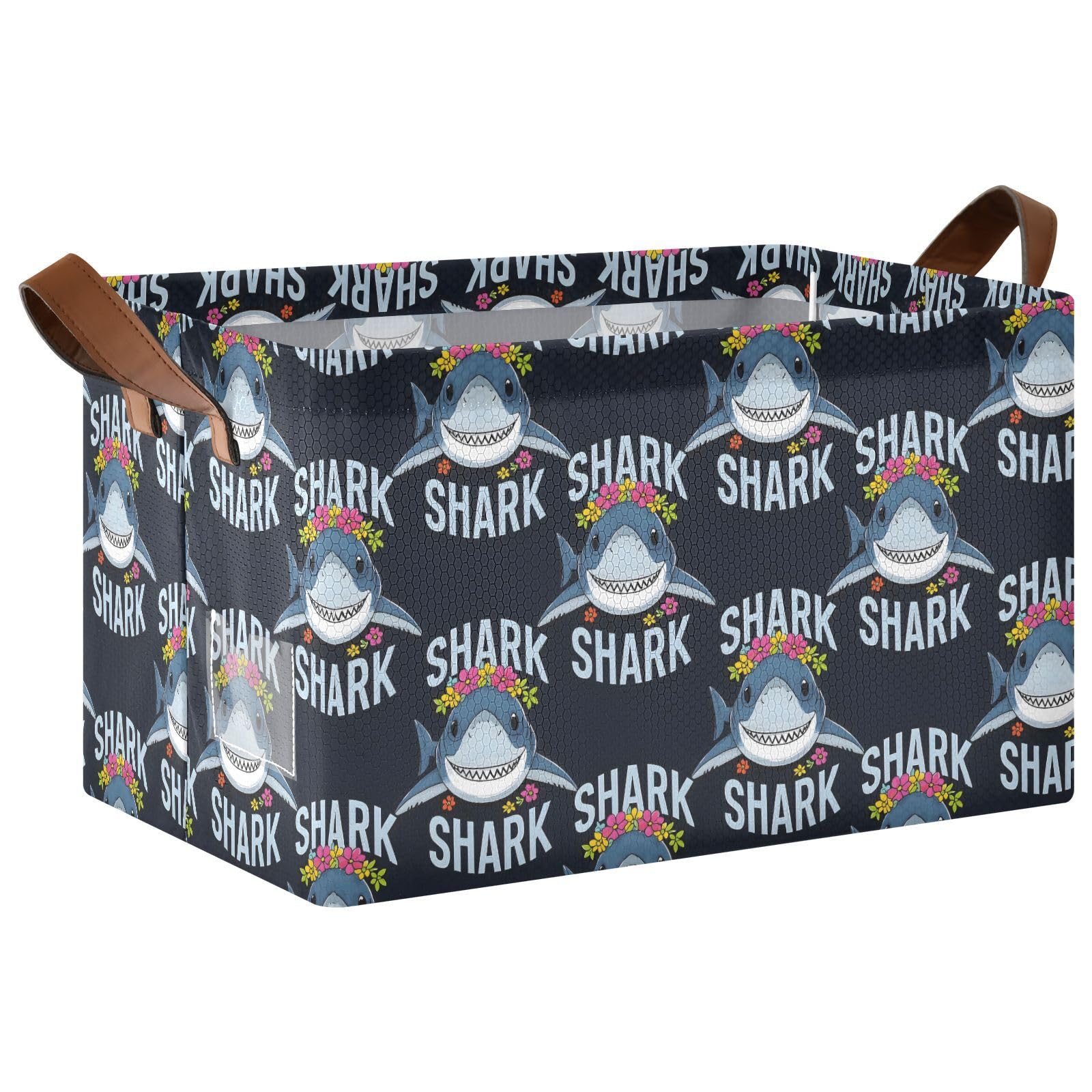 Boîte de rangement requin Mnsruu pour chambre enfant étanche