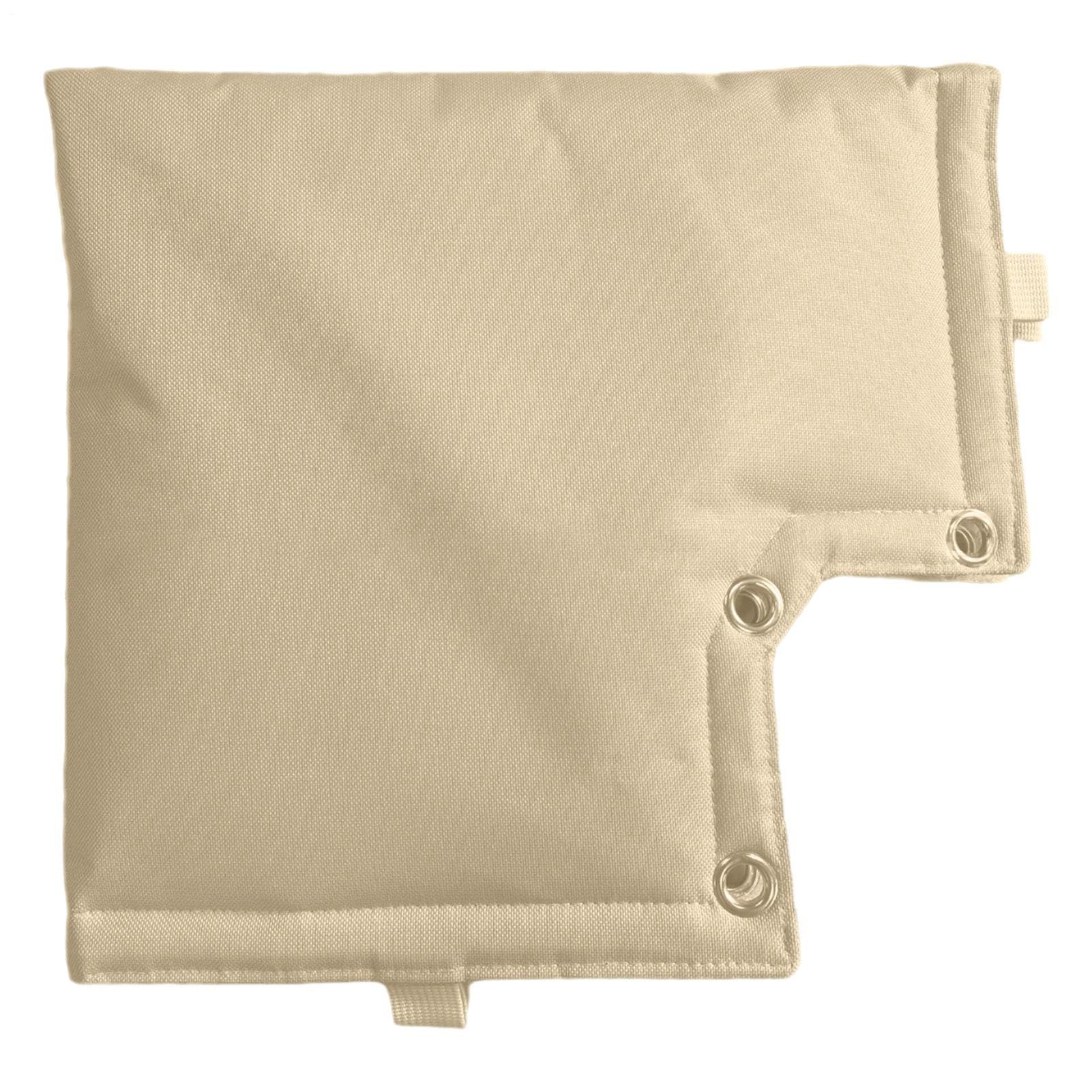 Cubierta para prevención de reflujo de lona impermeable y aislamiento térmico para tuberías exteriores