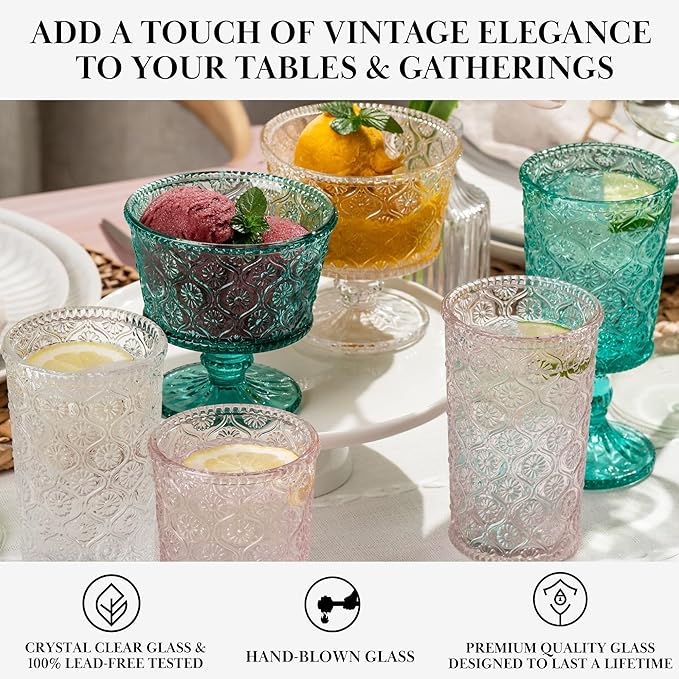 Set de 4 Vasos Altos Qualia Glass Cameo Amber 11.5 oz miniatura 6