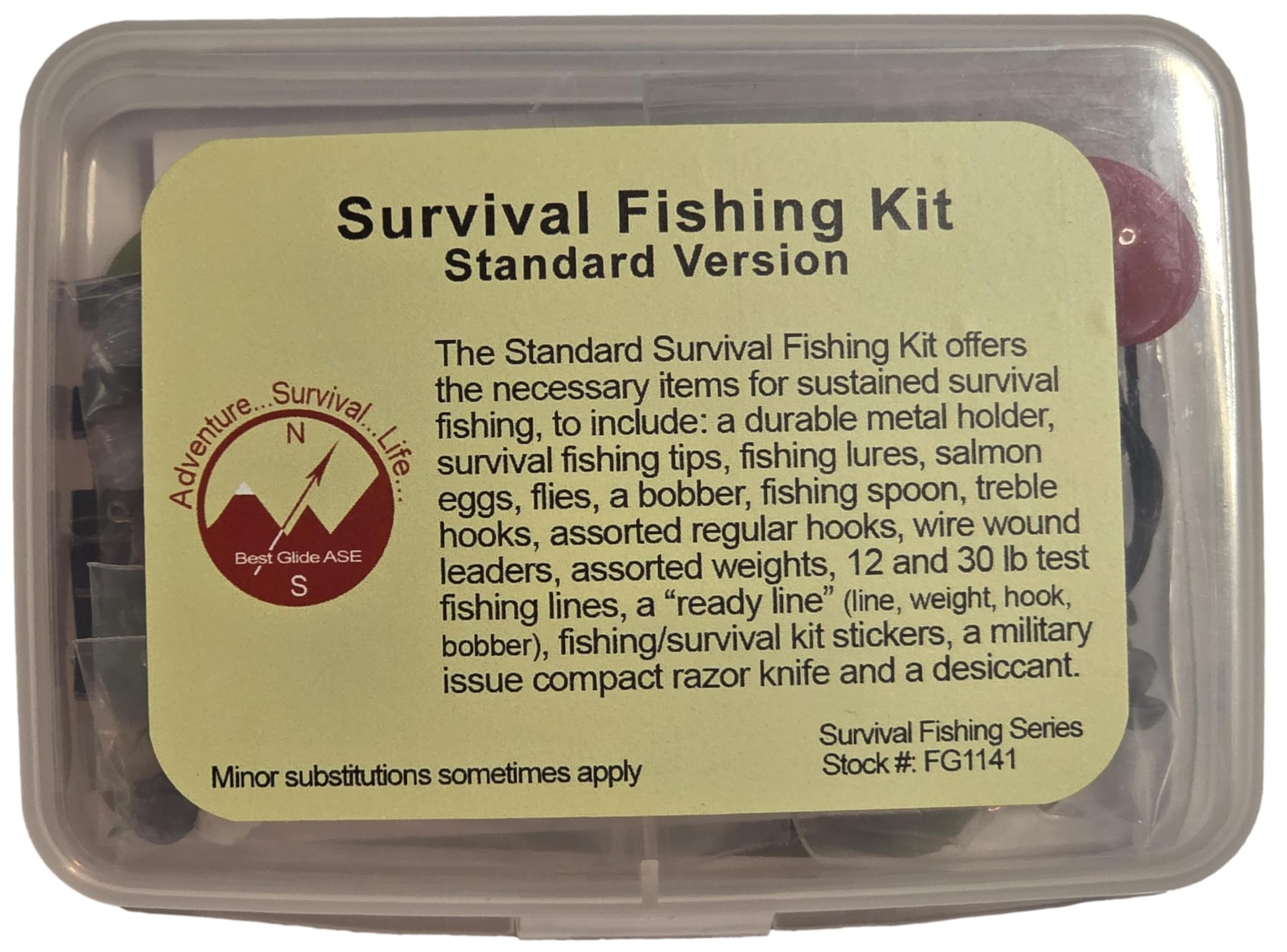 Survival Fishing Kit - Standard Version (PSK Holder not Incl)