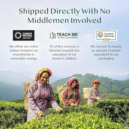 Miniatura 9 de VAHDAM Juego de regalo de té surtido  Rubor 317oz 317 onzas  3 tés en una caja de regalo de té de lujo  Juegos de regalo de té para mujer  Regalos