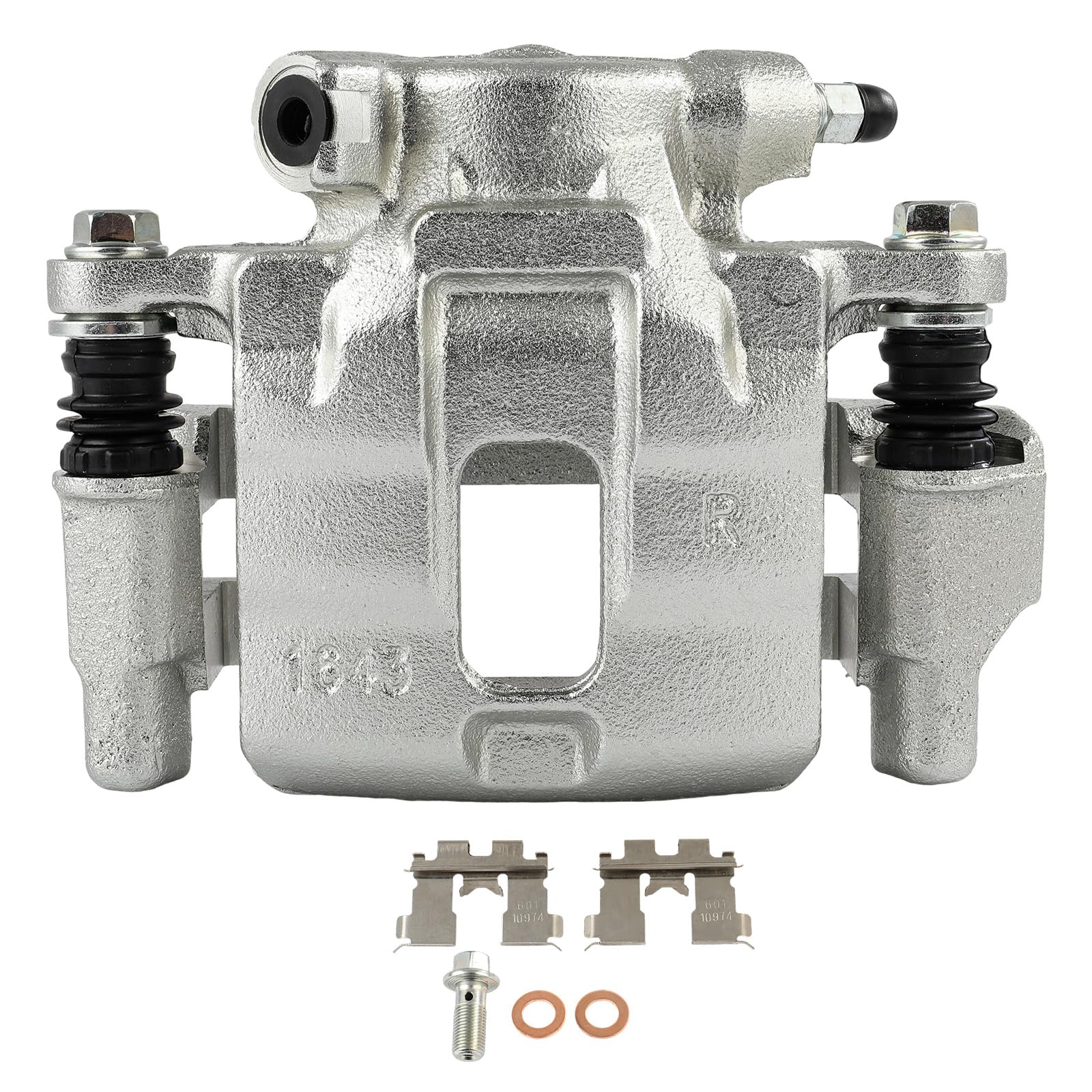 SCITOO 1PC 19B1212 Front Passenger Side Disc Brake Caliper With Bracket