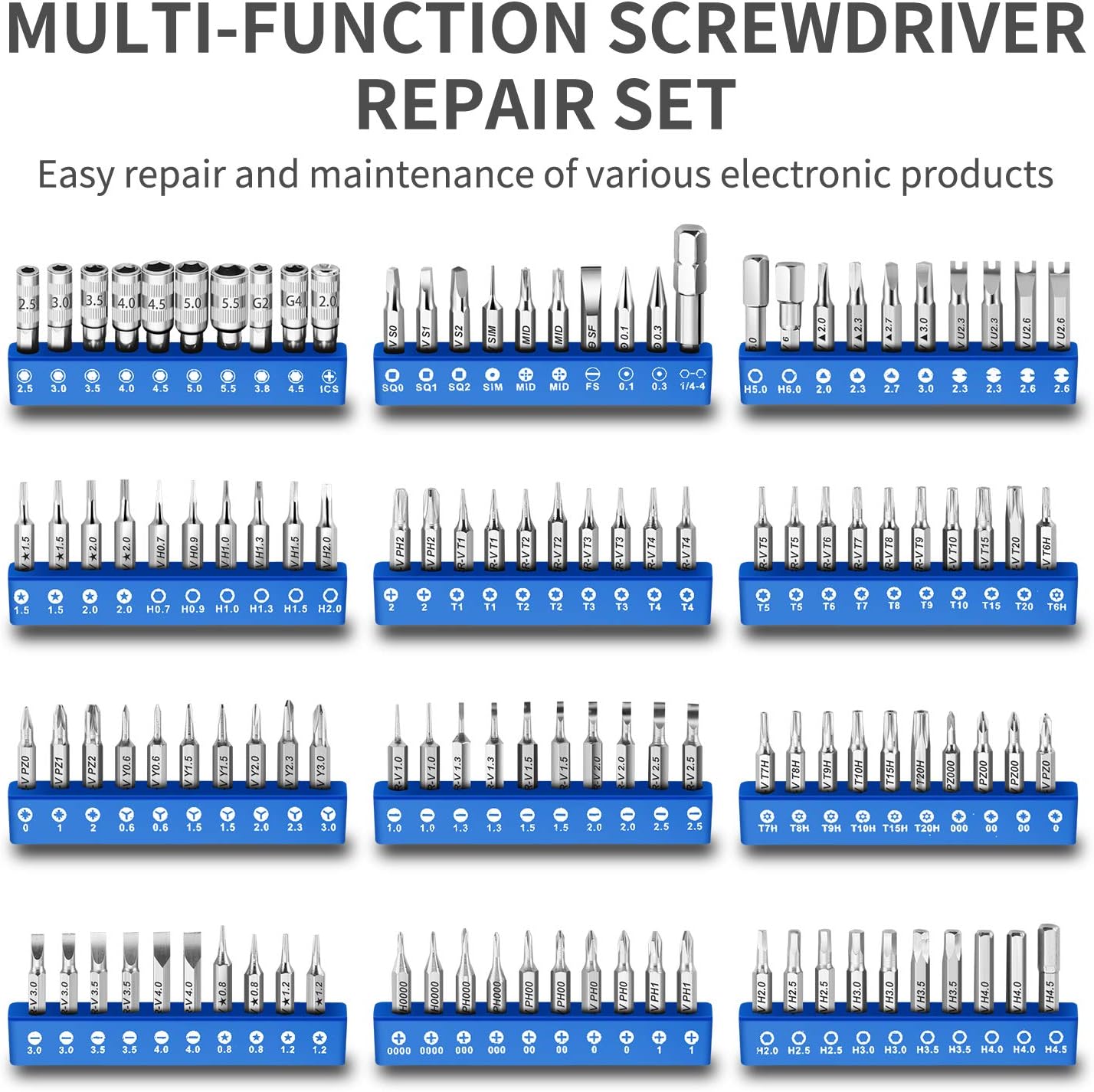 🔥 Hоt Dеаlѕ Precision Screwdriver Set, Unemale 139 in 1 Computer Repair Tool Kit, Magnetic screwdriver with 120 Bits for PC, Laptop, MacBook, iPhone, Cellphone, Nintendo, PS4, PS5, Xbox, Game Console Repair