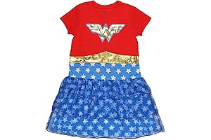 Toddler Wonder Woman Costume Logo Nightgown for Girls