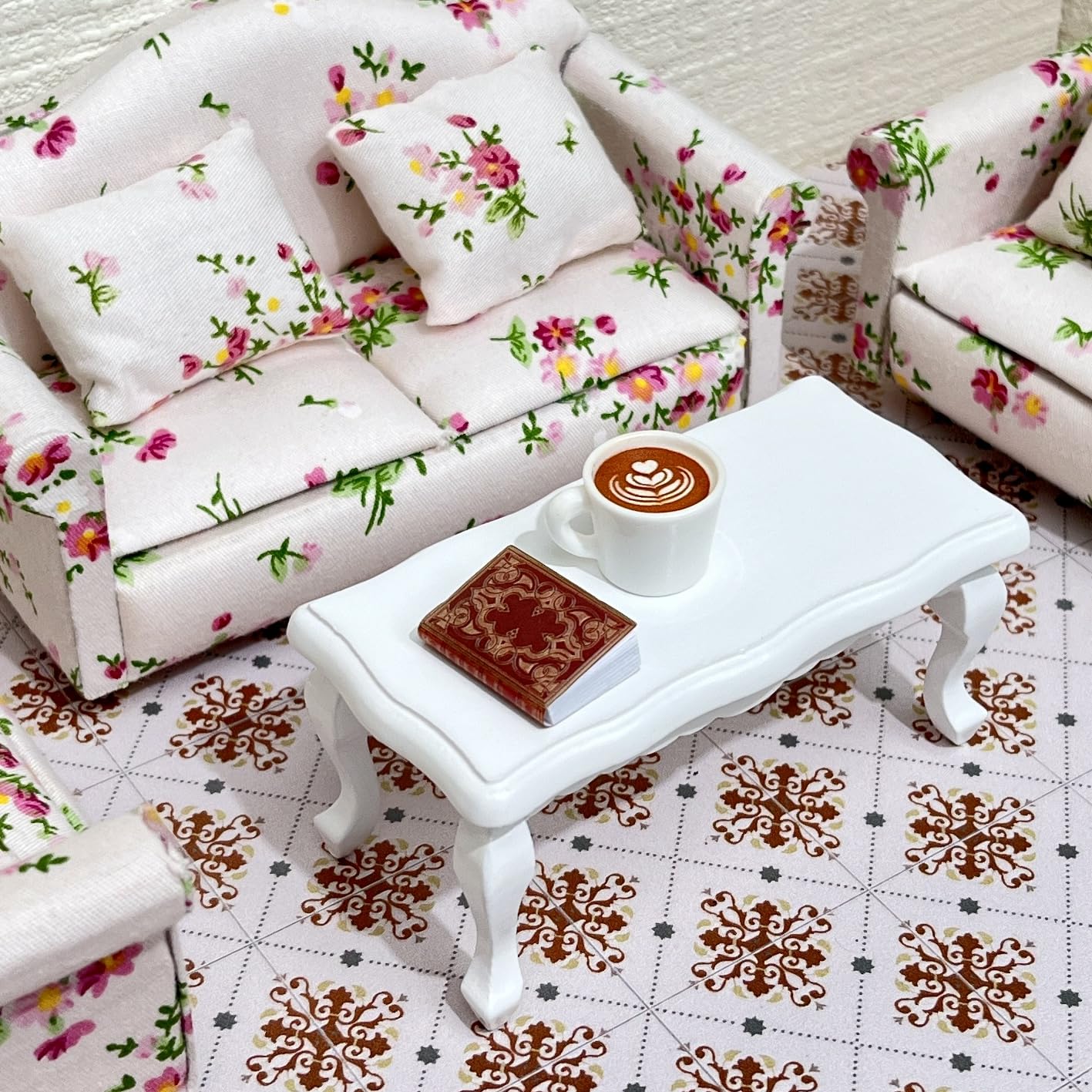 Accesorios para casa de muñecas en miniatura, mini libros y mini espejo para casa de muñecas a escala 1/12, accesorios y muebles, cosas en miniatura, 13 piezas 4