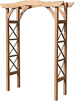 Northbeam Venice Garden Arbor - Canadian Hemlock Vine Climber for Pathways, Weddings, Backyard - Easy Assembly, 4.3 Stars