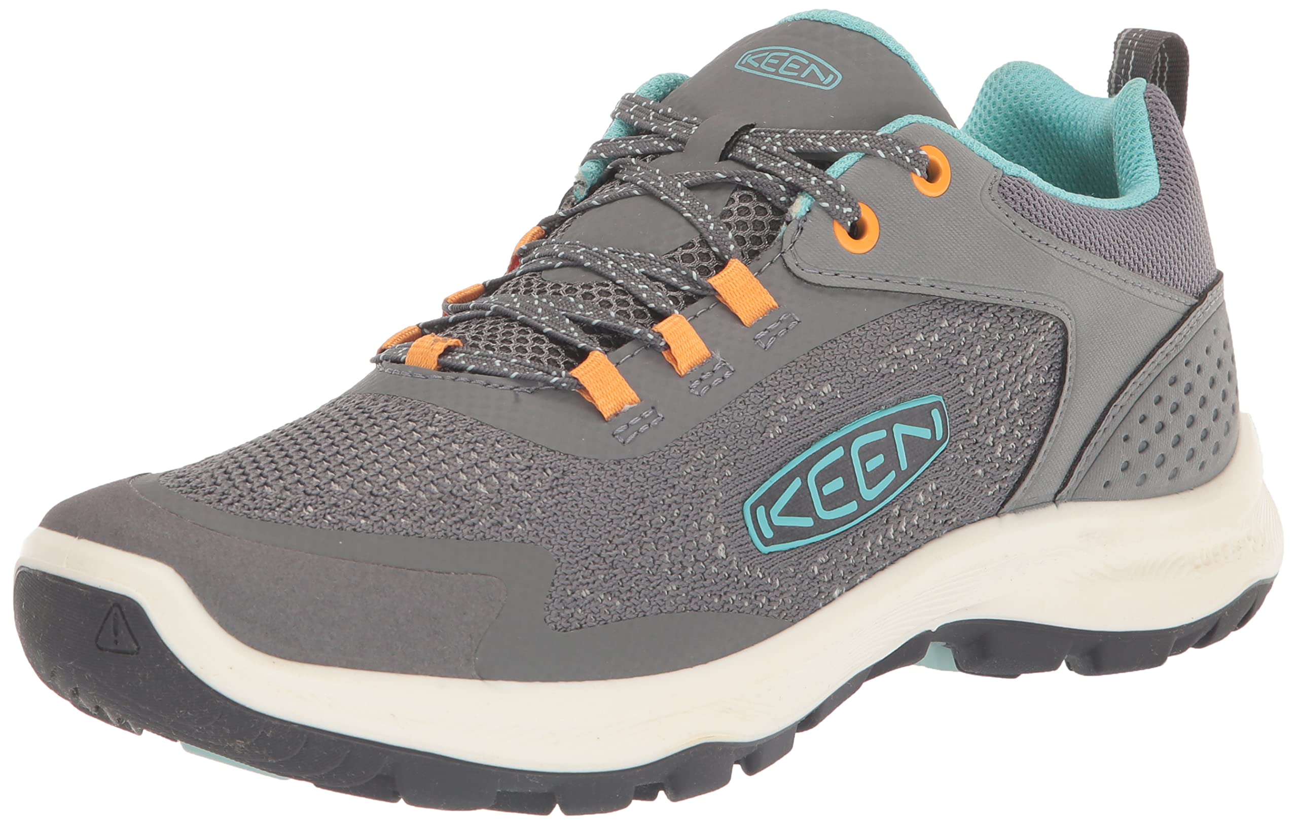 KEEN Women's Terradora Speed Breathable Lightweight Hiking Sneakers, Steel Grey/Ipanema, 7.5