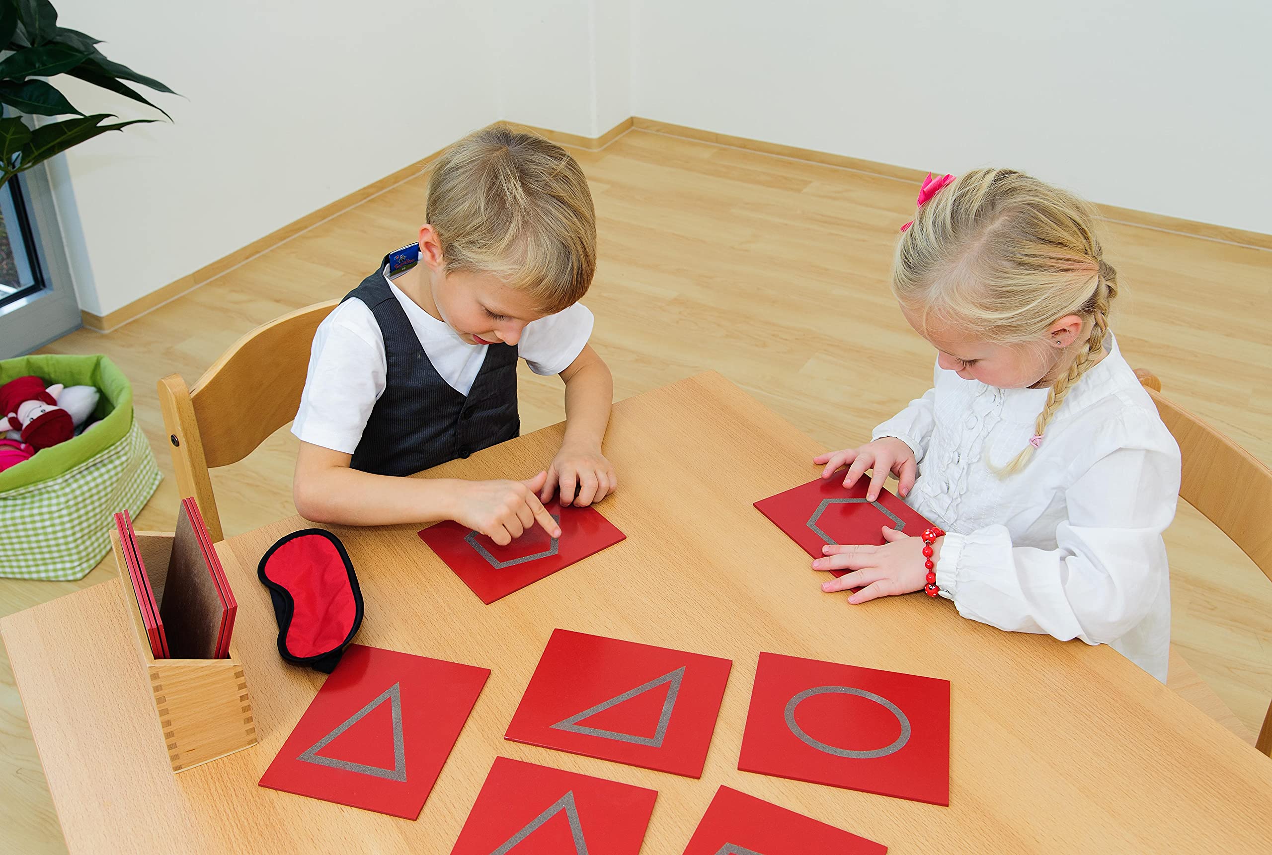 Betzold Sandpapier geometrische Formen 13 Tastplatten Sinnesmaterial