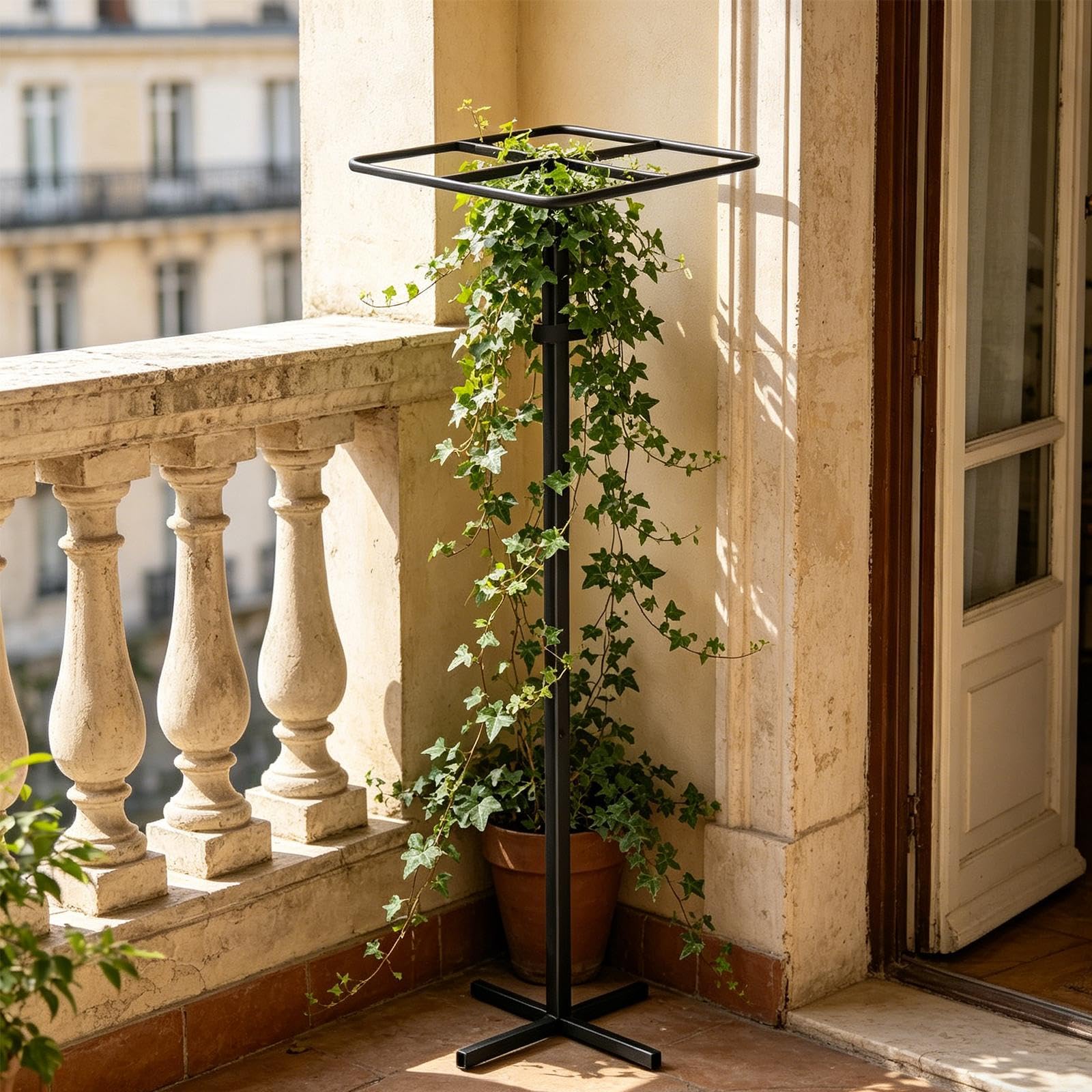 F Fityle Tuteur pour Pitaya, Support Polyvalent pour Plantes grimpantes Verticales, avec carré, idéal pour Les Fruits d'intérieur et
