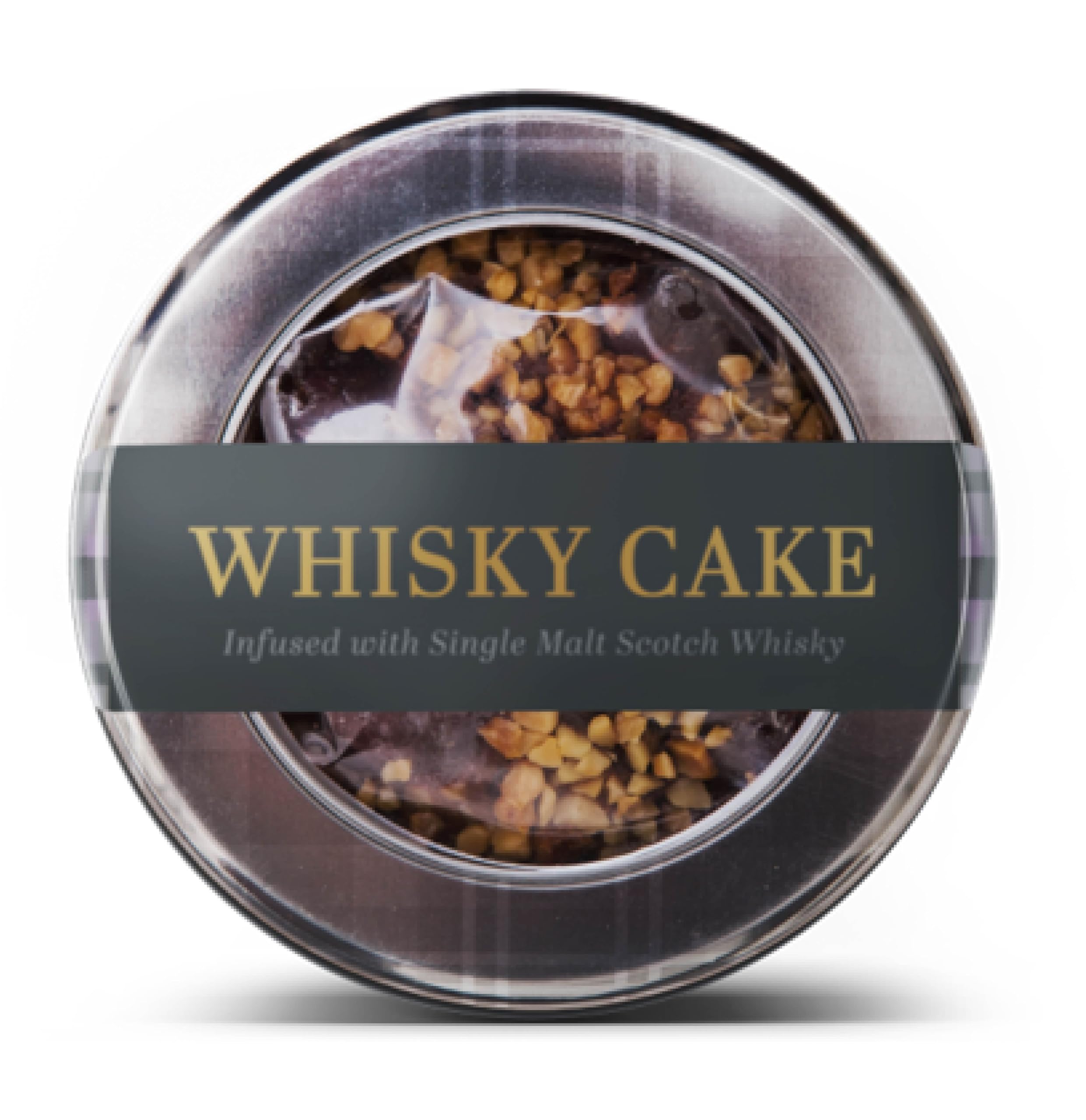 Brodies Single Malt Whisky Cake - 1 x 315g - Premium Scottish fruit cake infused with Single Malt Scotch Whisky