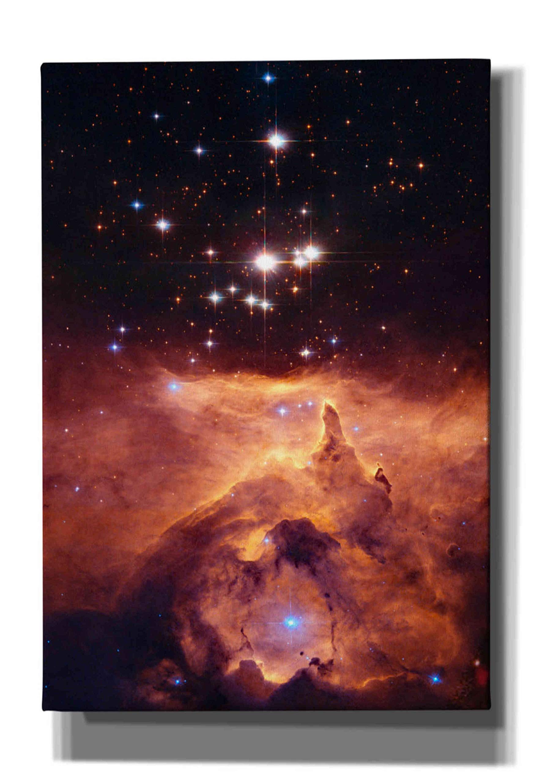 宇宙　　❗️キャンバスアート❗️ Amazon.co.jp: arteWOODS キャンバスウォールアート 銀河星雲