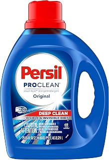 Persil ProClean Liquid Laundry Detergent, Original Scent, 2.21L, 48 Loads
