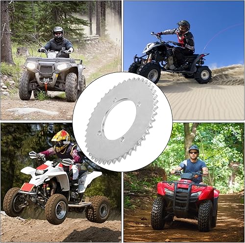 Miniatura 8 de Alomejor Piñón de cadena trasera T8F 44T 4 agujero cadena piñón de transmisión trasera para 43cc 49cc Mini Moto Electric