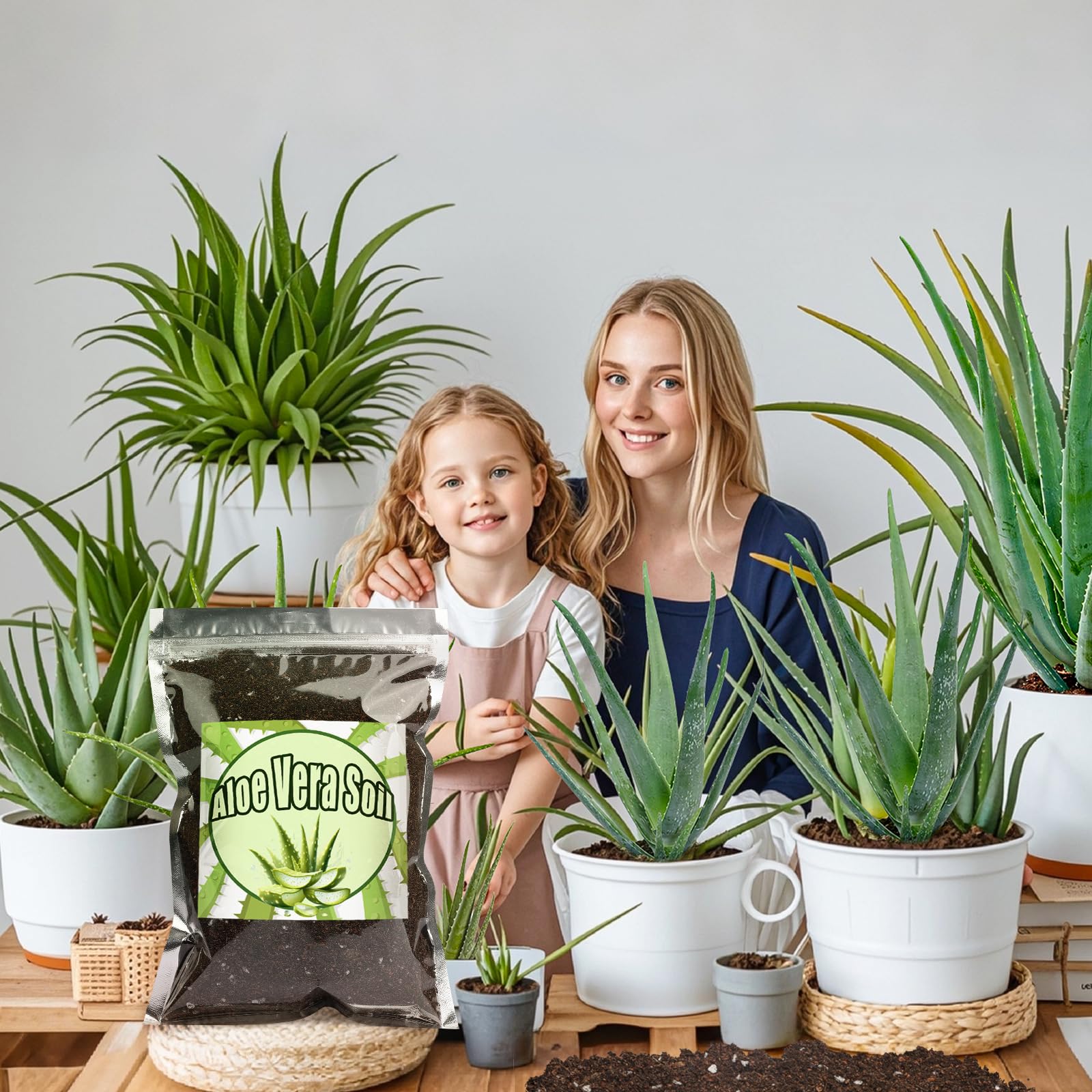 GOTVUGE Aloe Vera Erde Mischung, fertig zur Verwendung fr die Anzucht und  das Wachstum von Aloe Vera Pflanzen oder Anderen Zimmerpflanzen (10L) :  Amazon.de: Garten