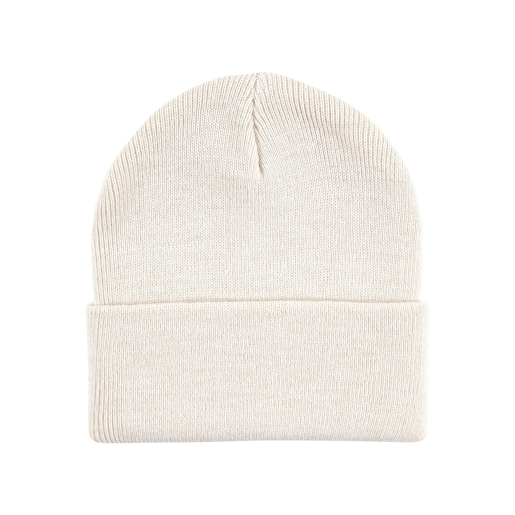 Hudson Baby Kids Unisex Baby Knit Cuffed Beanie 3pk, Lavender, Youth