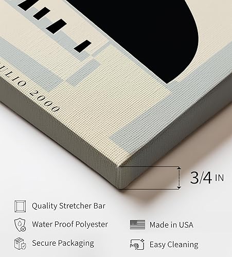 Miniatura 3 de Poster Master Lienzo ilustrado  Impresión minimalista retro  San Sebastián, festival de jazz, piano, estética  Regalo para artista, amigo